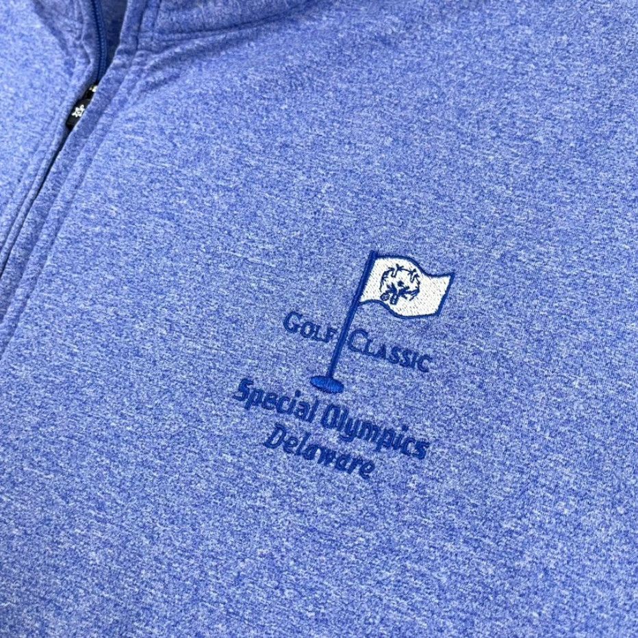Vintage Special Olympics Delaware Golf Classic Pullover Mens XL Bidermann Quarter Zip Size US XL / EU 56 / 4 - 3 Thumbnail