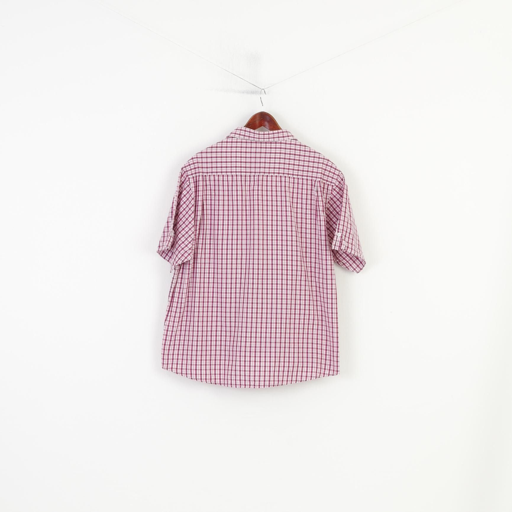 Vintage James Pringle Men XL Casual Shirt White Pink 3472 Size US XL / EU 56 / 4 - 6 Thumbnail