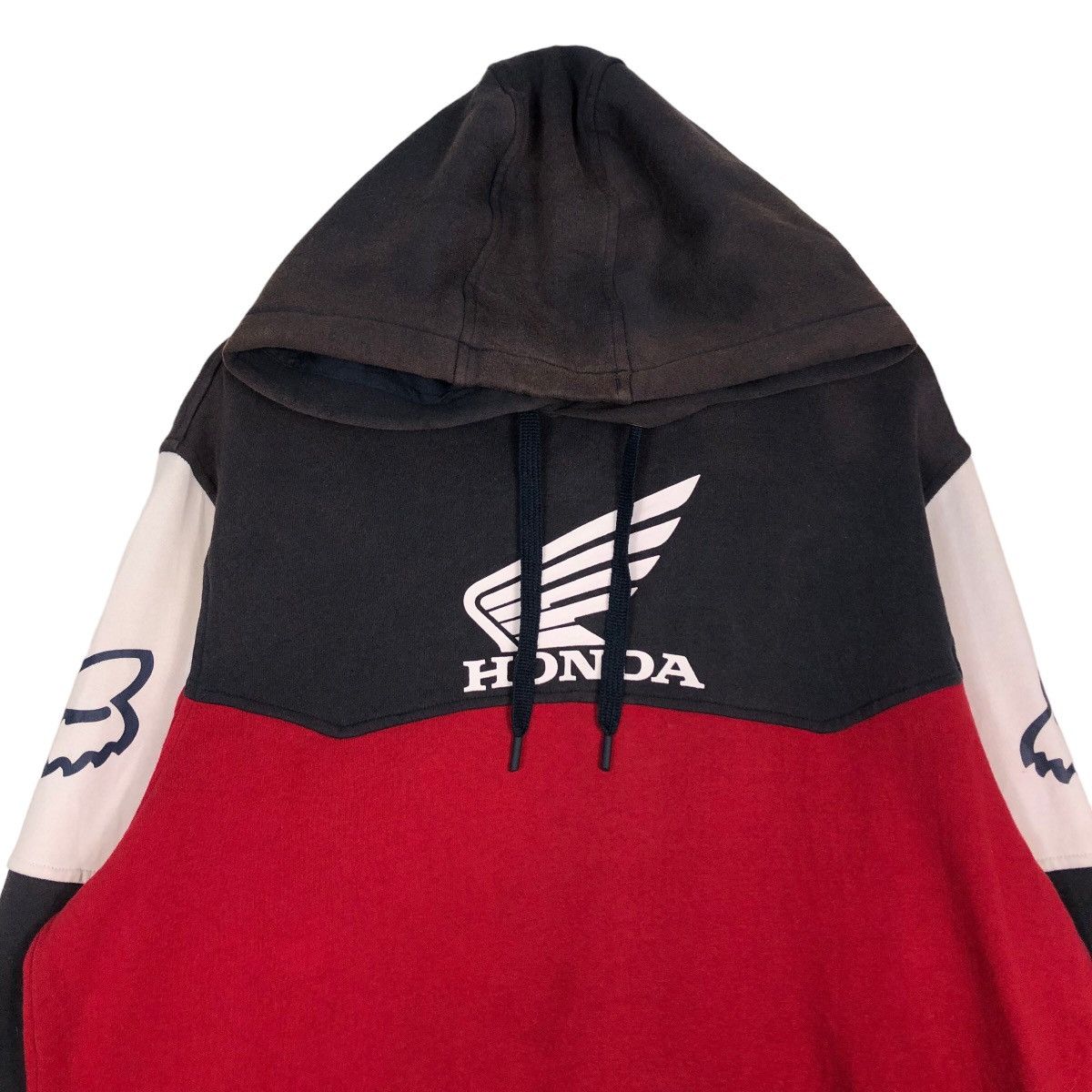 Japanese Brand 🔥VINTAGE FOX RACING HONDA HOODIE BIG LOGO ANORAK Size US L / EU 52-54 / 3 - 3 Thumbnail