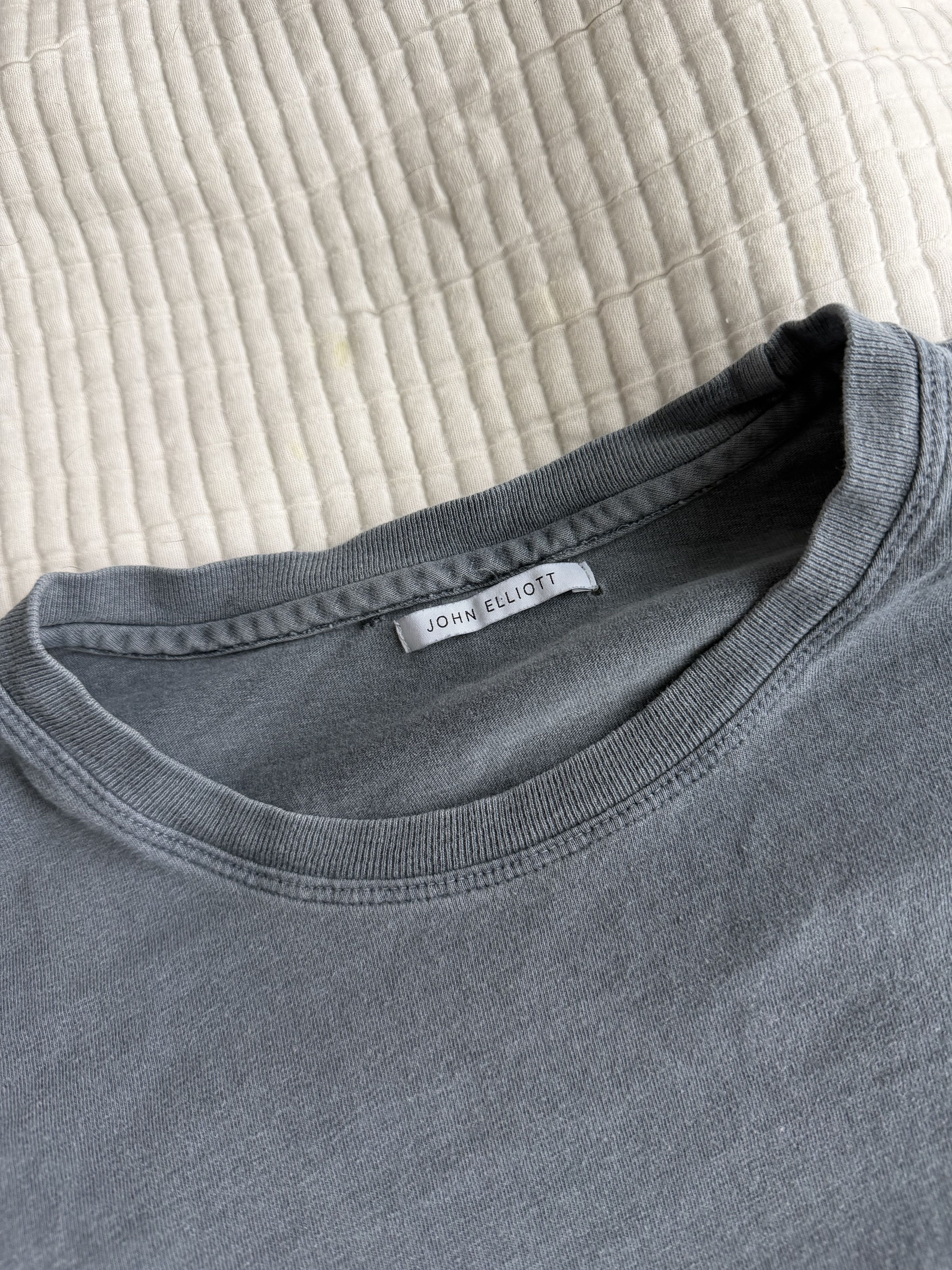 John Elliott 98USD Anti-Expo Tee Carbon Blue Size US L / EU 52-54 / 3 - 2 Thumbnail