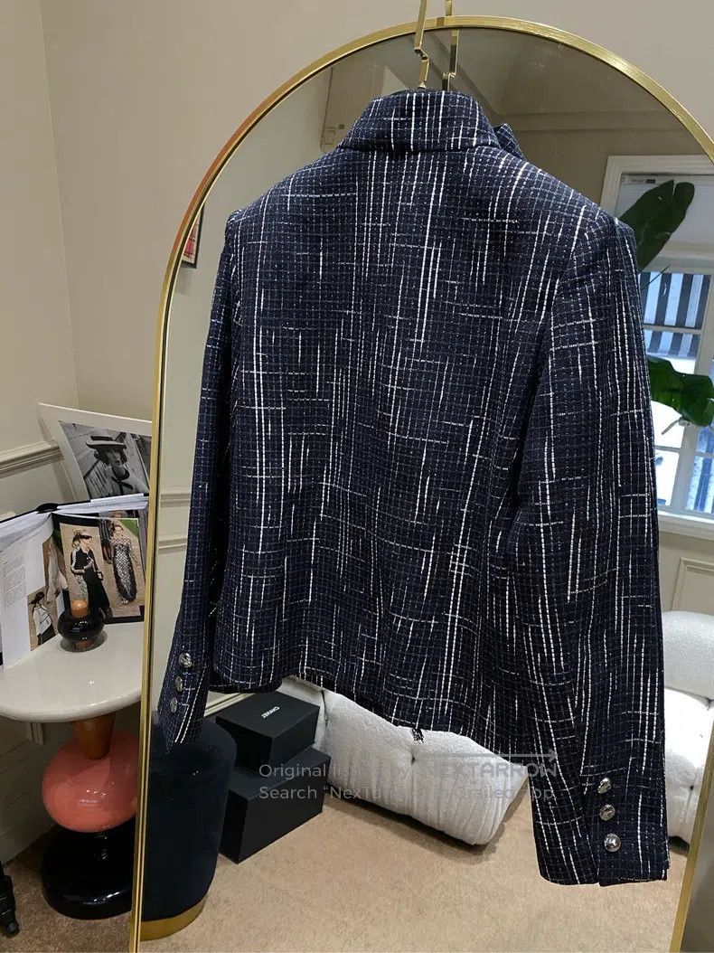 Chanel Chanel 22-year-old black stand-up collar jacket Size XS / US 0-2 / IT 36-38 - 2 Thumbnail