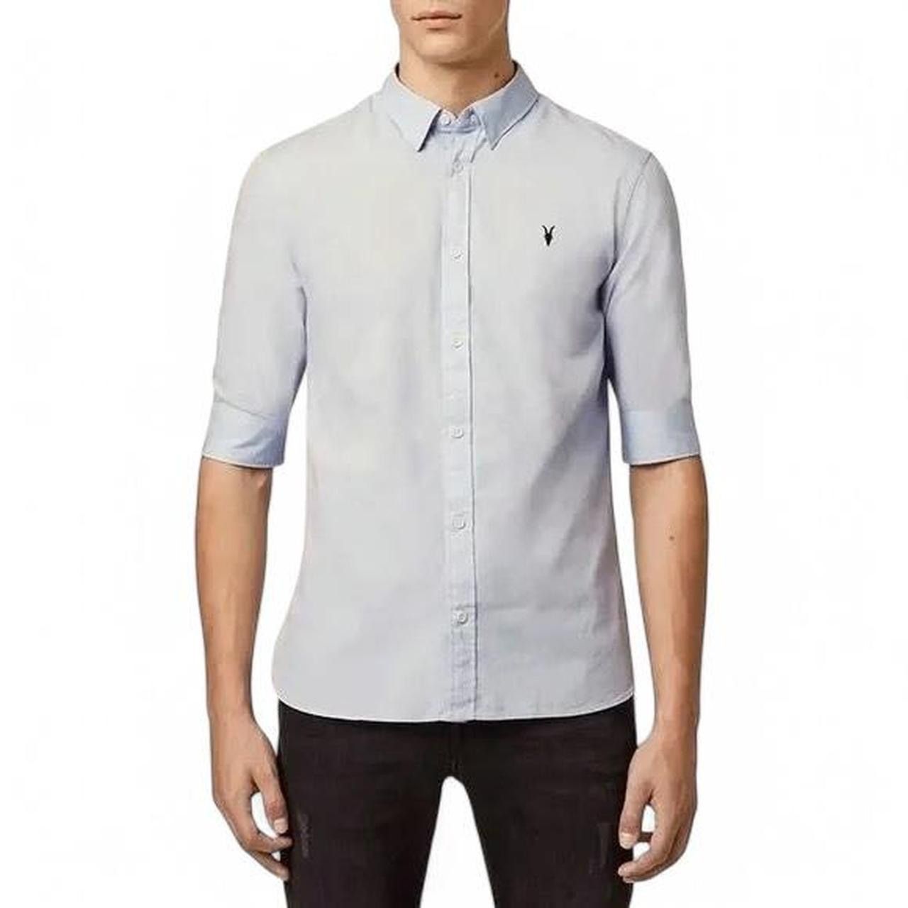 Allsaints AllSaints Redondo Half Sleeve Slim Fit Button-down Shirt Size US S / EU 44-46 / 1 - 1 Thumbnail