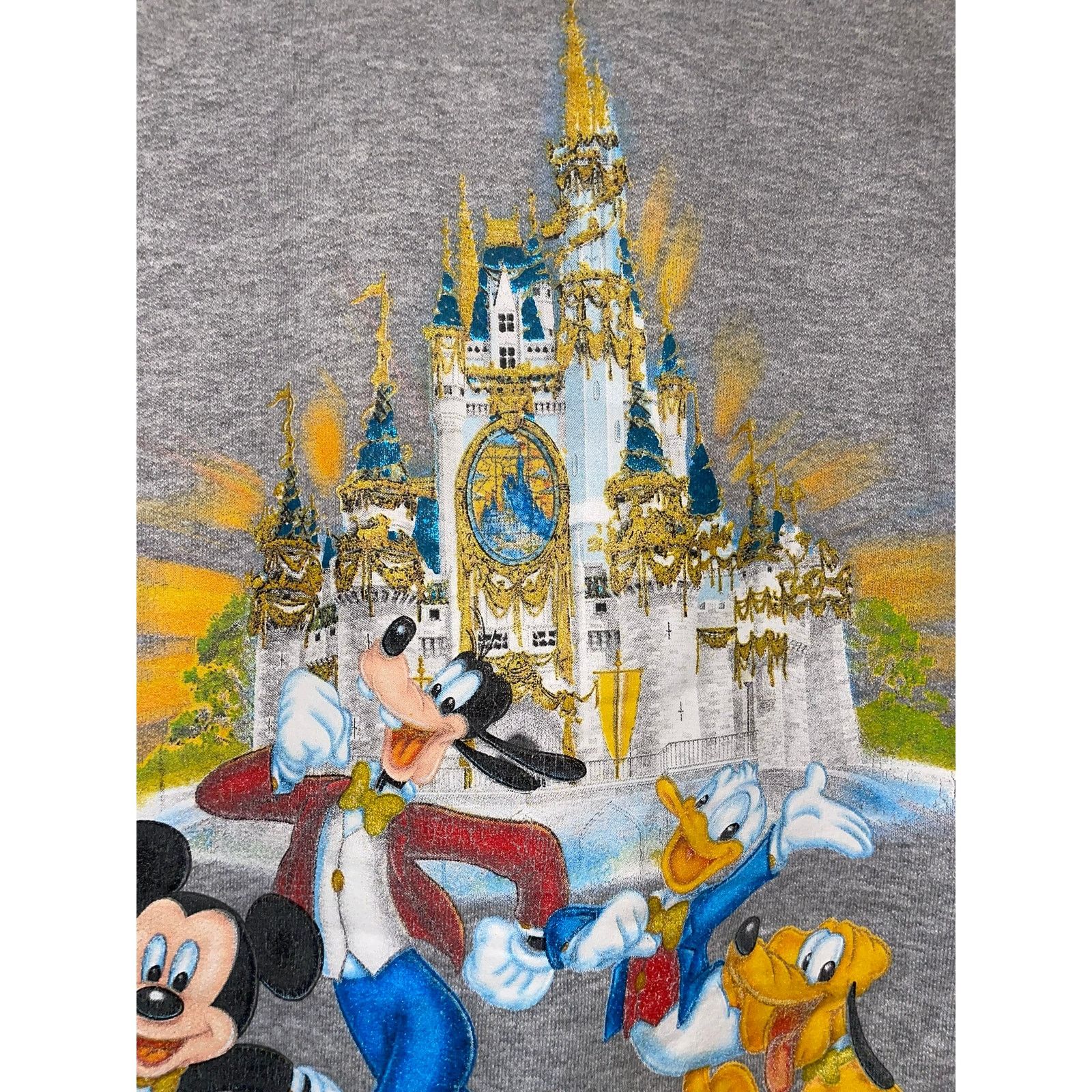 Disney Vintage Walt Disney World Hoodie Gray Ful Zip Jacket VTG XL Size US XL / EU 56 / 4 - 8 Thumbnail