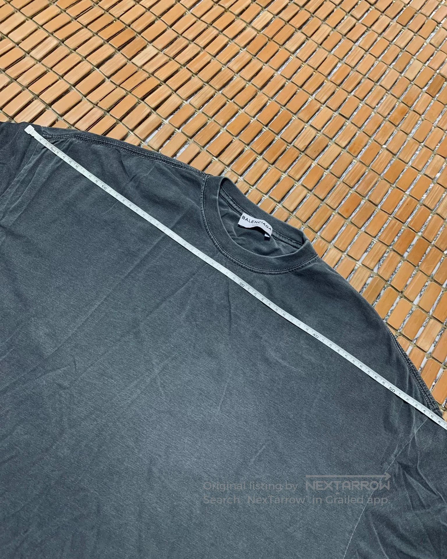 Balenciaga Balenciaga Washed Sanskrit Embroidery Tee. Size US S / EU 44-46 / 1 - 6 Thumbnail