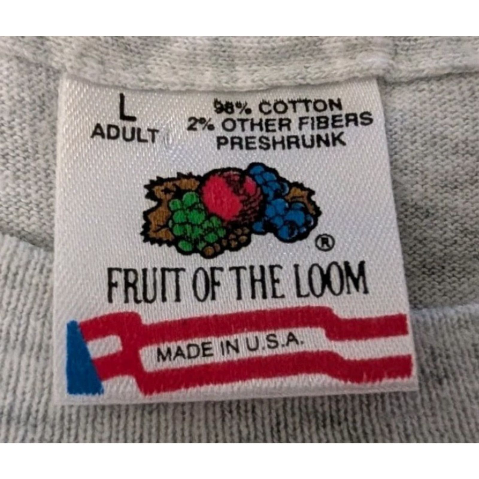 Fruit Of The Loom VINTAGE Conway Twitty The Legend Tee Shirt Gray L US Made 90s Single Stitch Country Music Mens T-Shirt Size US L / EU 52-54 / 3 - 6 Thumbnail
