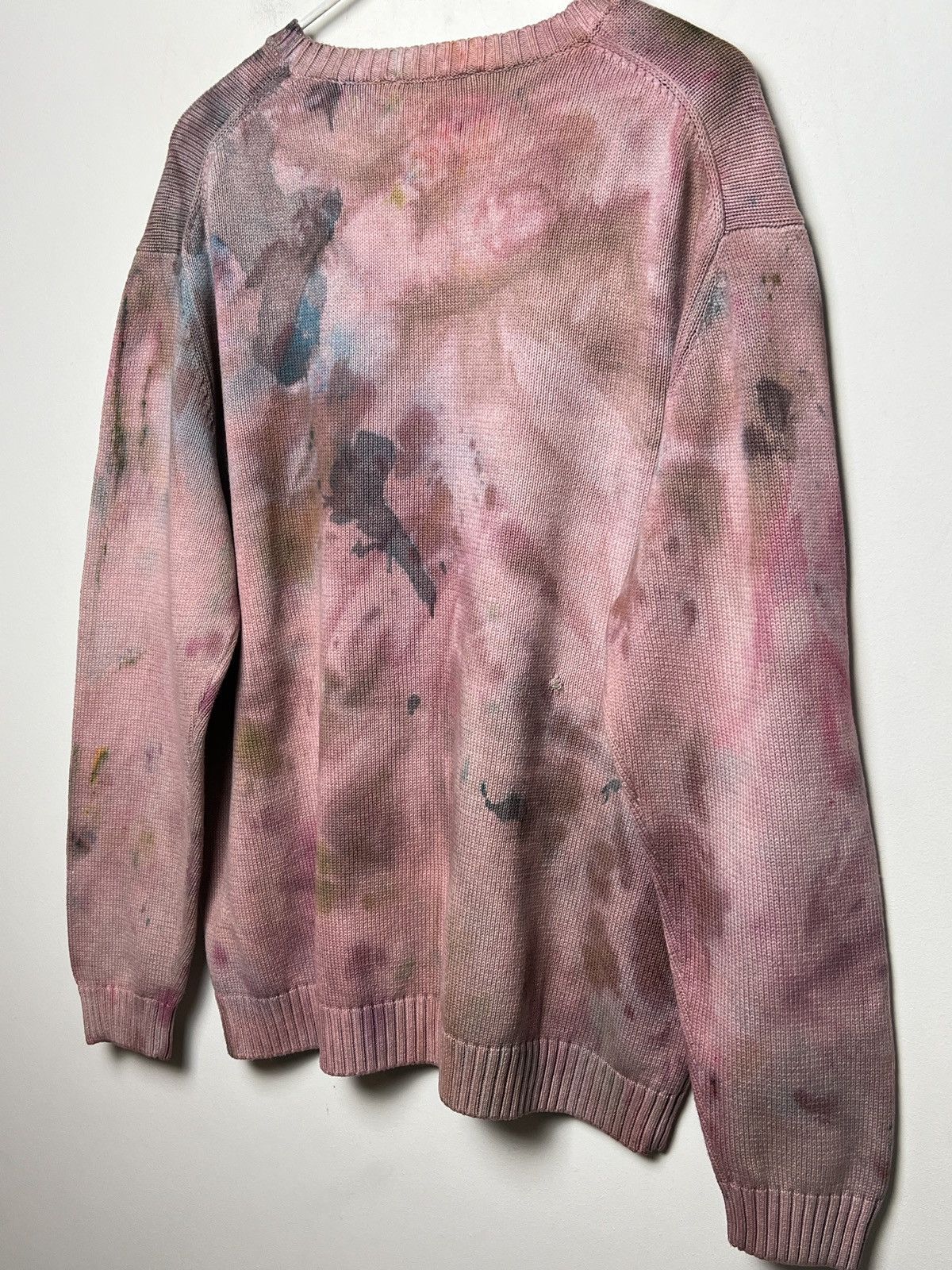 Yves Saint Laurent YSL y2k tie dye vintage sweater m-l Size US L / EU 52-54 / 3 - 11 Thumbnail