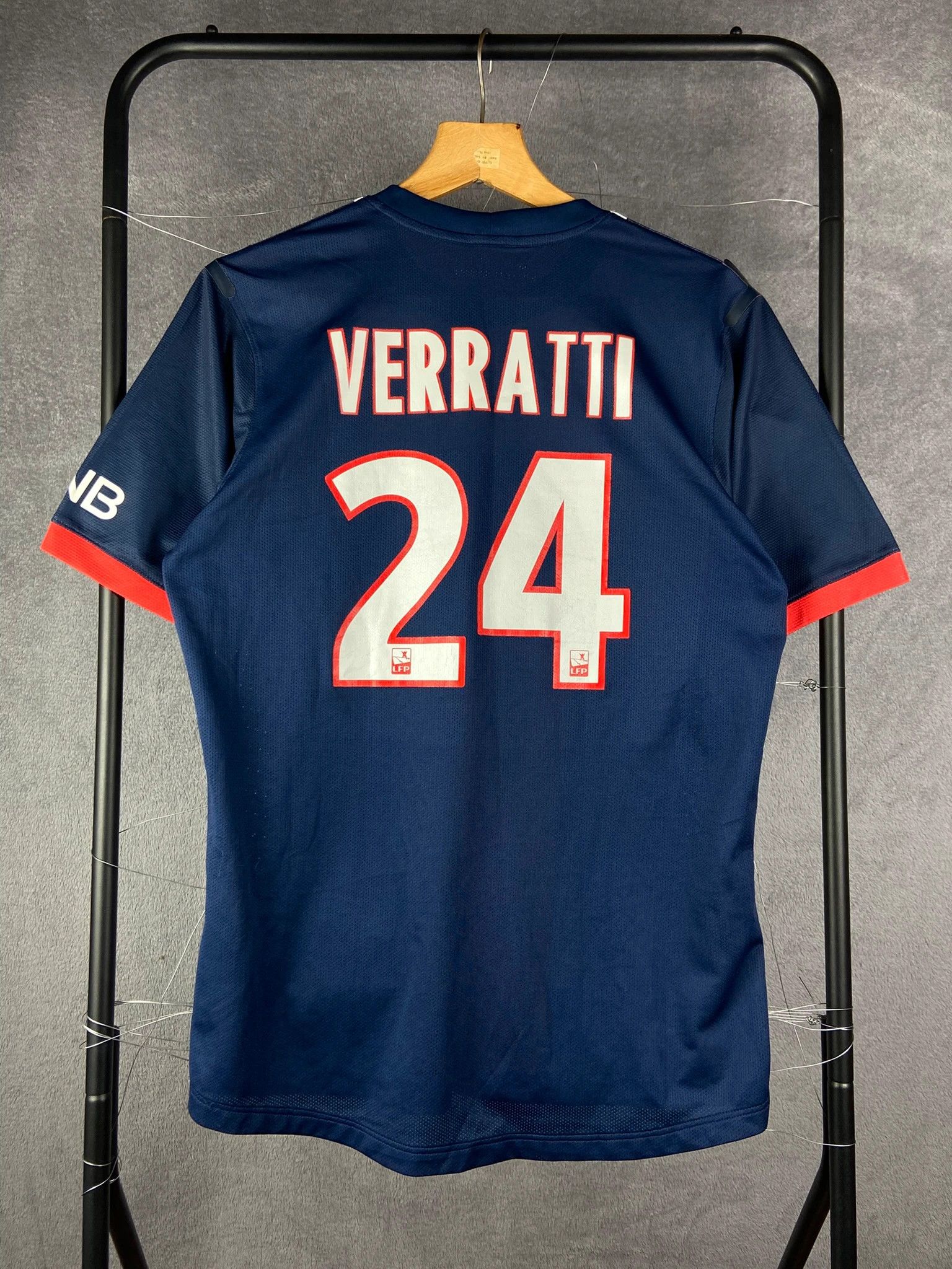 Nike Nike PSG Verratti 24 Football Jersey Navy L Spellout High Size US L / EU 52-54 / 3 - 1 Thumbnail