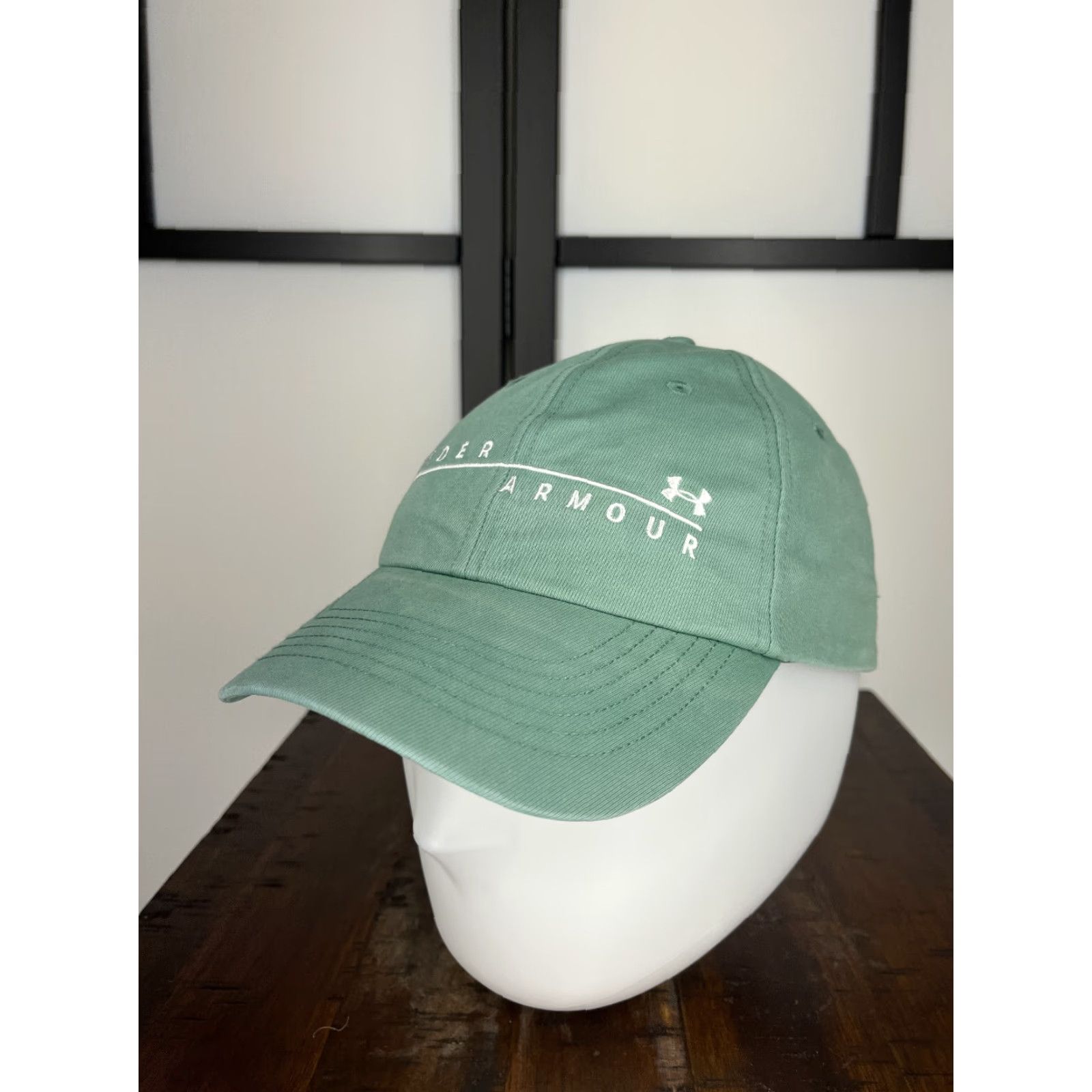 Under Armour Under Armour Hat Cap Strap Back Womens One Size Blue Cotton Polyester Blend Size ONE SIZE - 4 Thumbnail