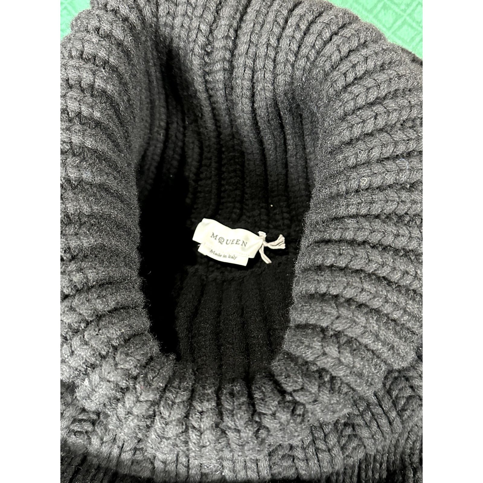 Alexander McQueen Alexander McQueen Black Cowl Neck Sweater Size XL NWT Size XL / US 12-14 / IT 48-50 - 2 Thumbnail