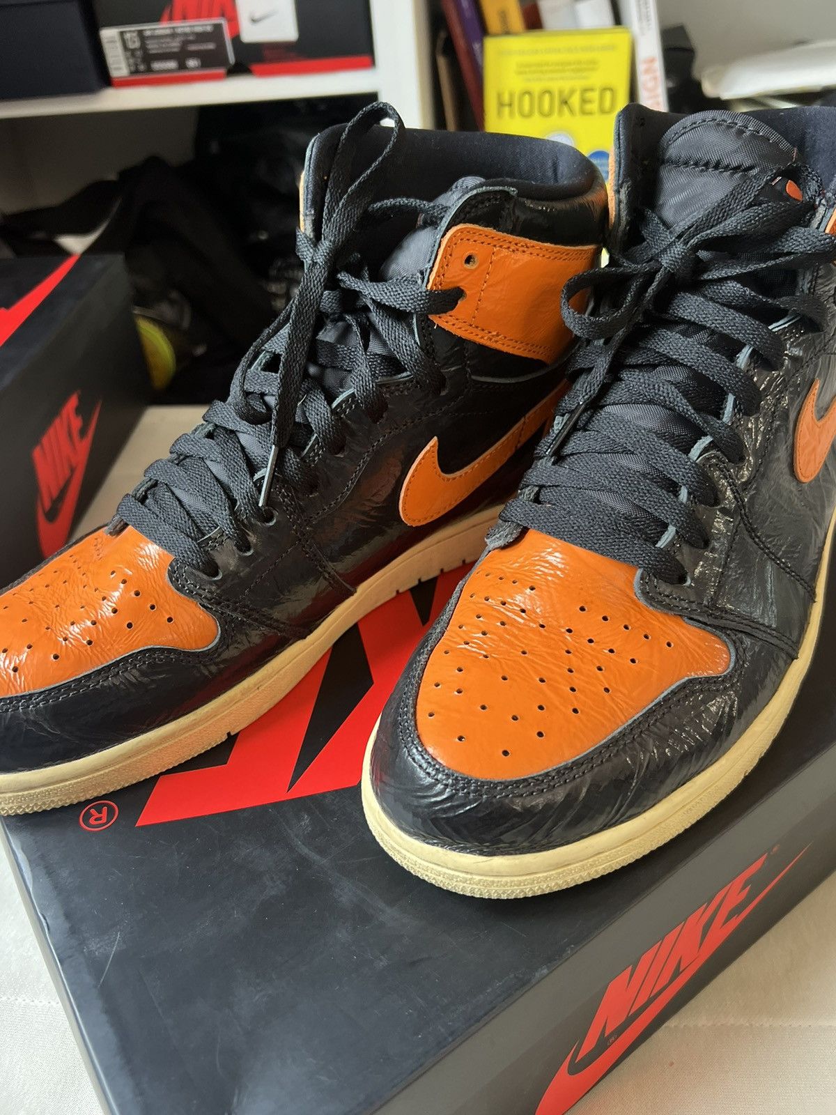 Jordan Brand × Nike Nike Air Jordan High Shattered Backboard 3.0 Size US 11.5 / EU 44-45 - 13 Thumbnail