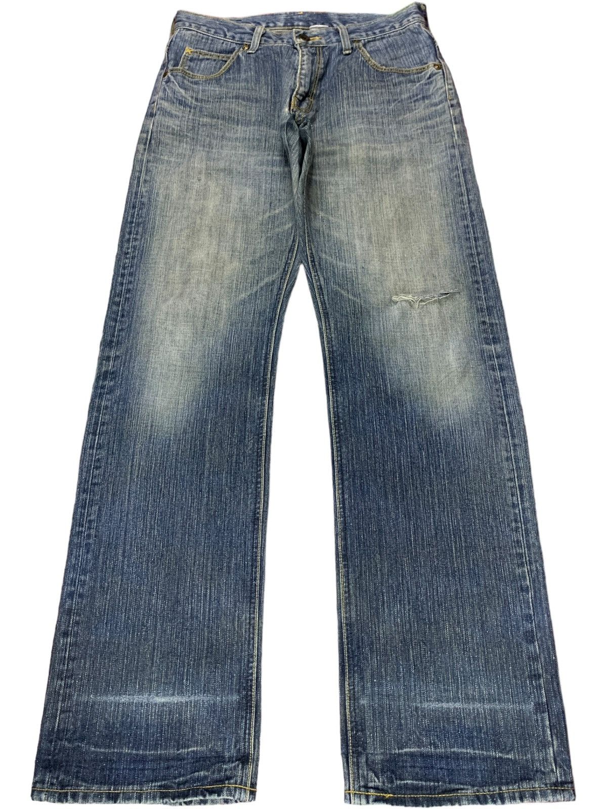 Lee SALES🔥Vintage Lee Riders Faded Wash Distress Baggy Jeans Size US 30 / EU 46 - 1 Thumbnail