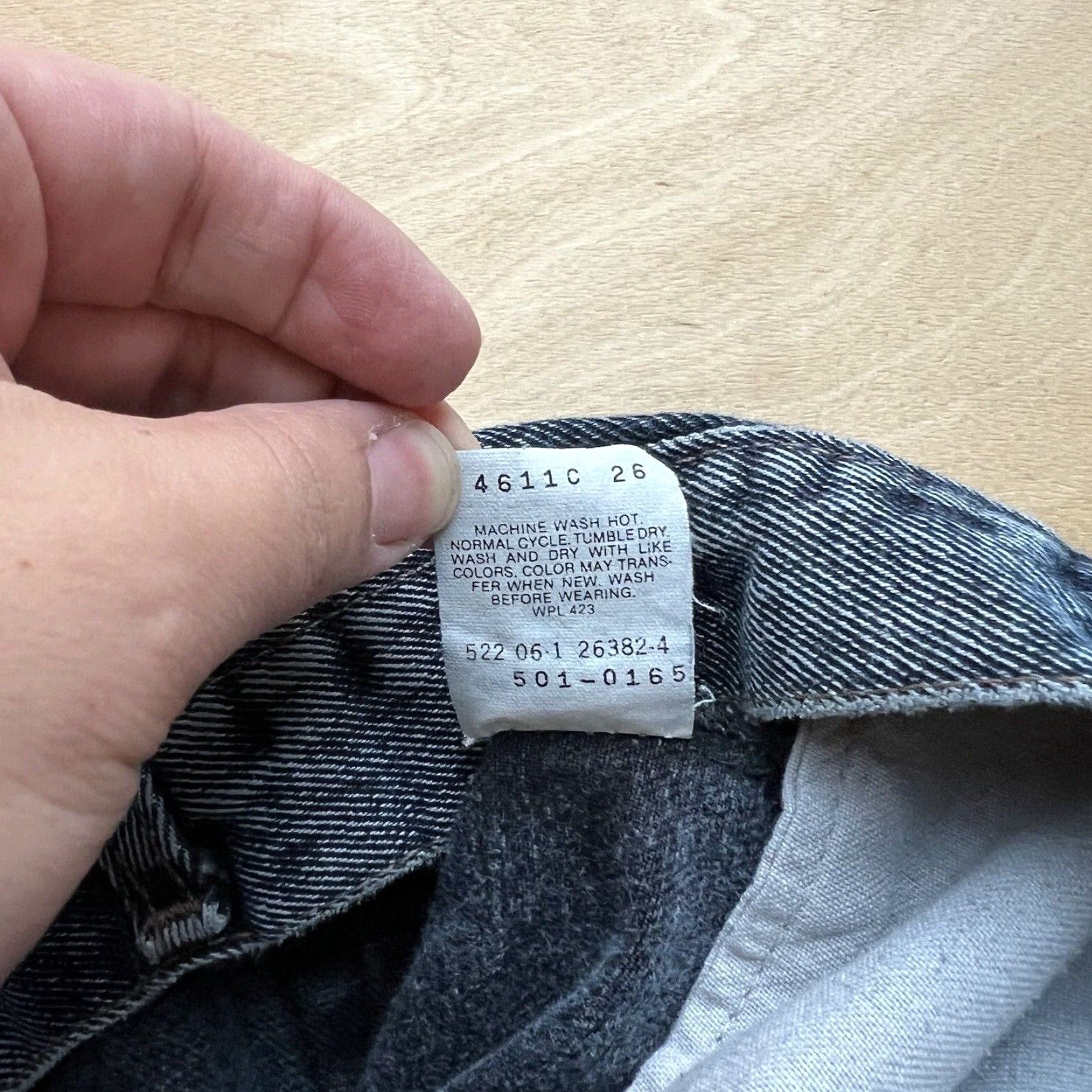 Levi's VINTAGE Levi's 501 Jeans 28x32 Denim Dark Wash 80s USA Mid Rise Button Fly Straight Mens Leather Logo 5-Pocket De nim 28 32 Size US 28 / EU 44 - 6 Thumbnail