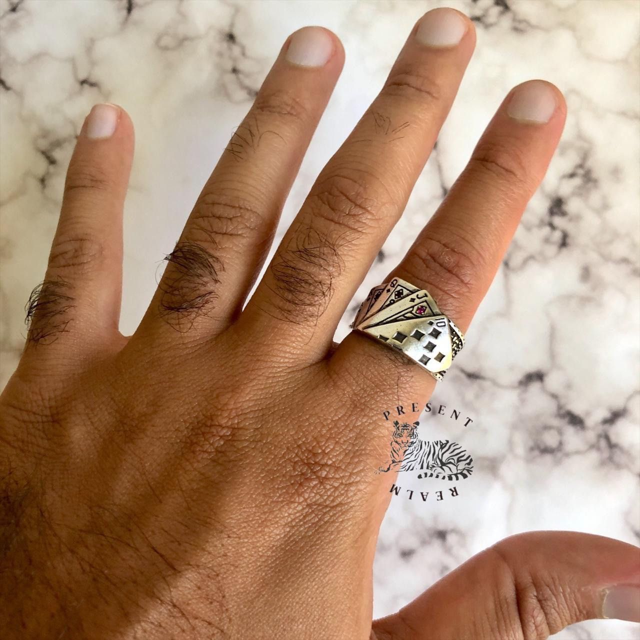 Japanese Brand × Vintage Poker Adjustable Ring Size ONE SIZE - 4 Thumbnail