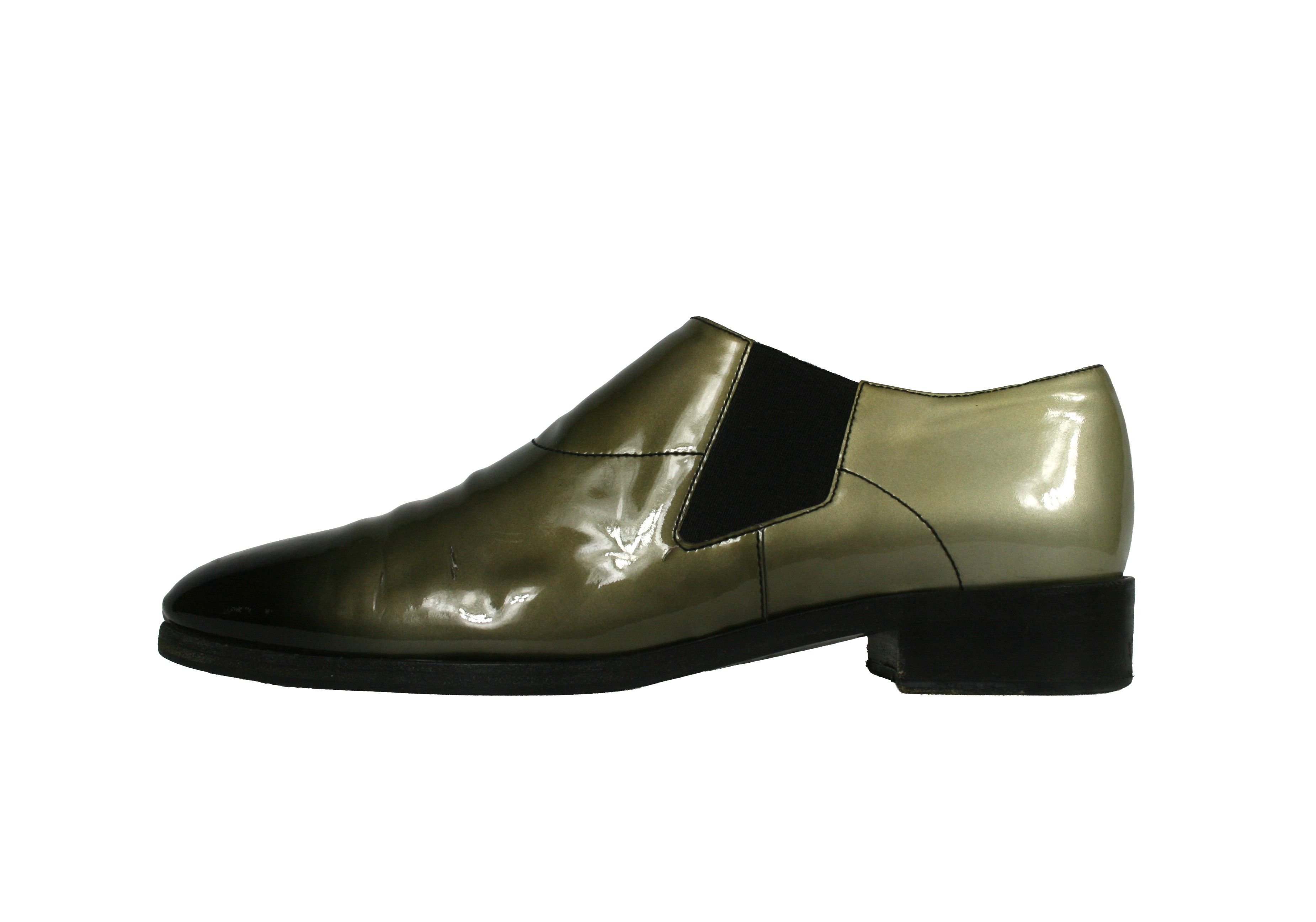 Prada 00S Gradient Patent Leather Dress Shoes Vintage Size US 8.5 / IT 38.5 - 2 Thumbnail