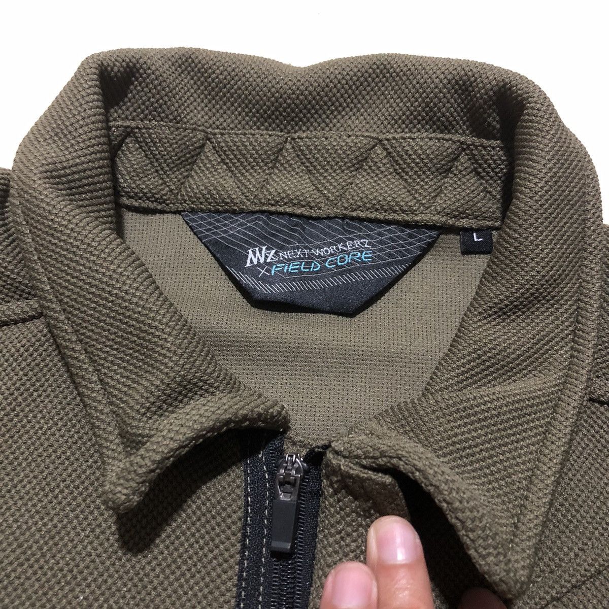 Japanese Brand Japanese Brand Fieldcore Collared Half Zipper Pocket Tee Size US S / EU 44-46 / 1 - 8 Thumbnail