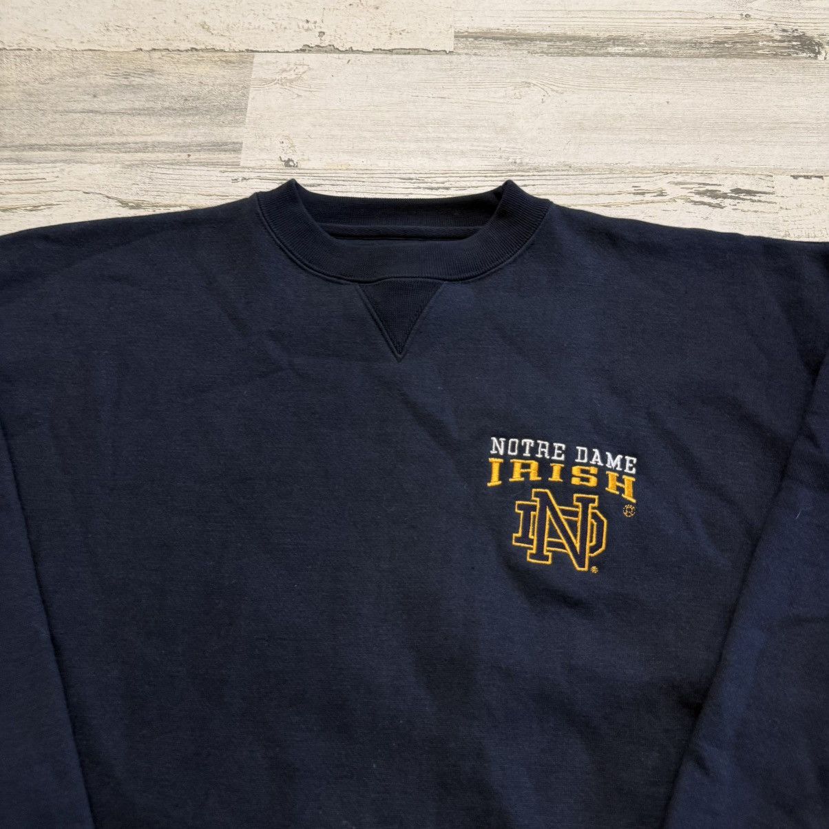 Vintage Vintage Notre Dame Fighting Irish Sweatshirt L College Size US L / EU 52-54 / 3 - 2 Thumbnail