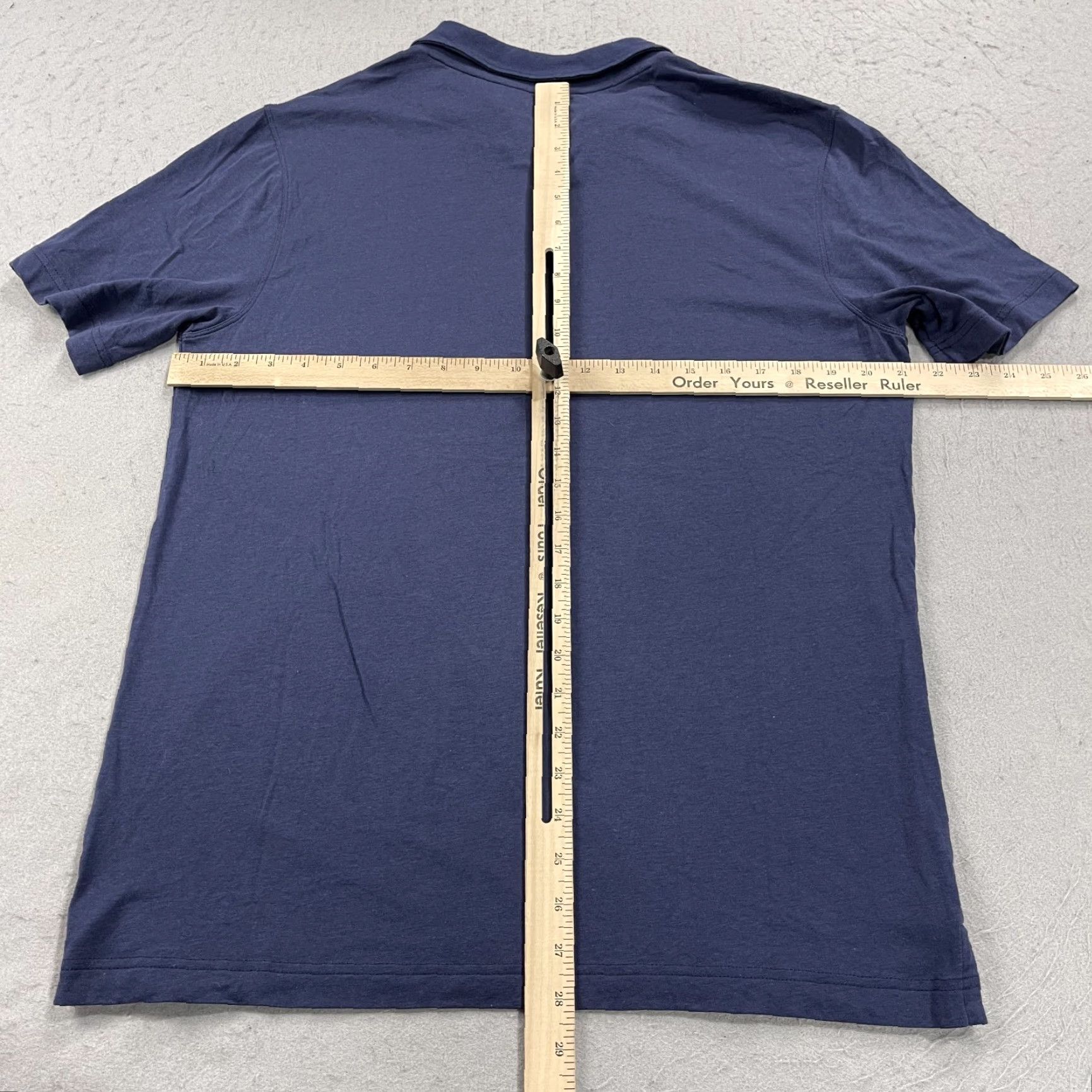Vintage Municipal Shirt Mens Medium Navy Blue Organic Cotton Collared Sports Logo Easy Care Regular Fit Size US M / EU 48-50 / 2 - 6 Thumbnail