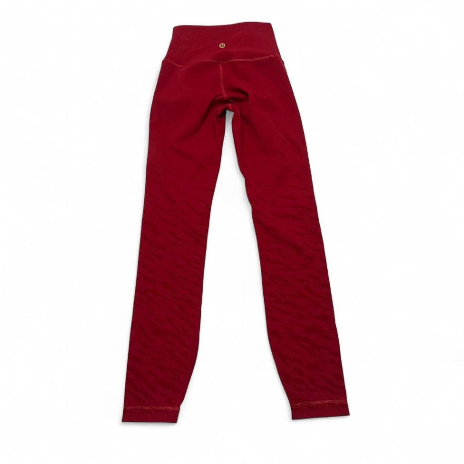 Lululemon Lululemon Lunar New Year Wunder Under Red Leggings Size 0 Size 25" / US 0 / IT 36 - 2 Thumbnail