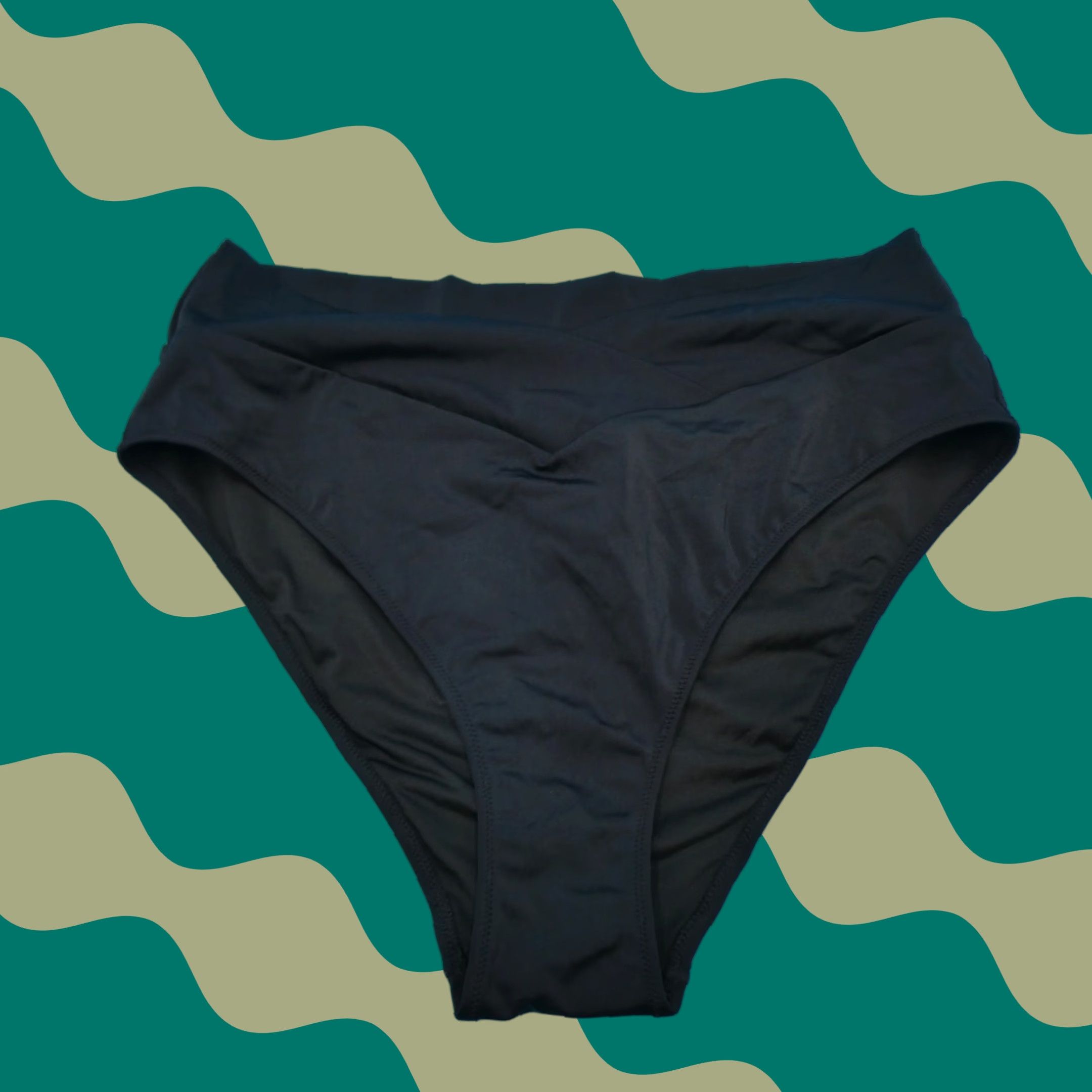 Viktoria's Secret XXL Black Ruffle Bikini Bottom High Waist Cheeky Beach Women VS Shirt?