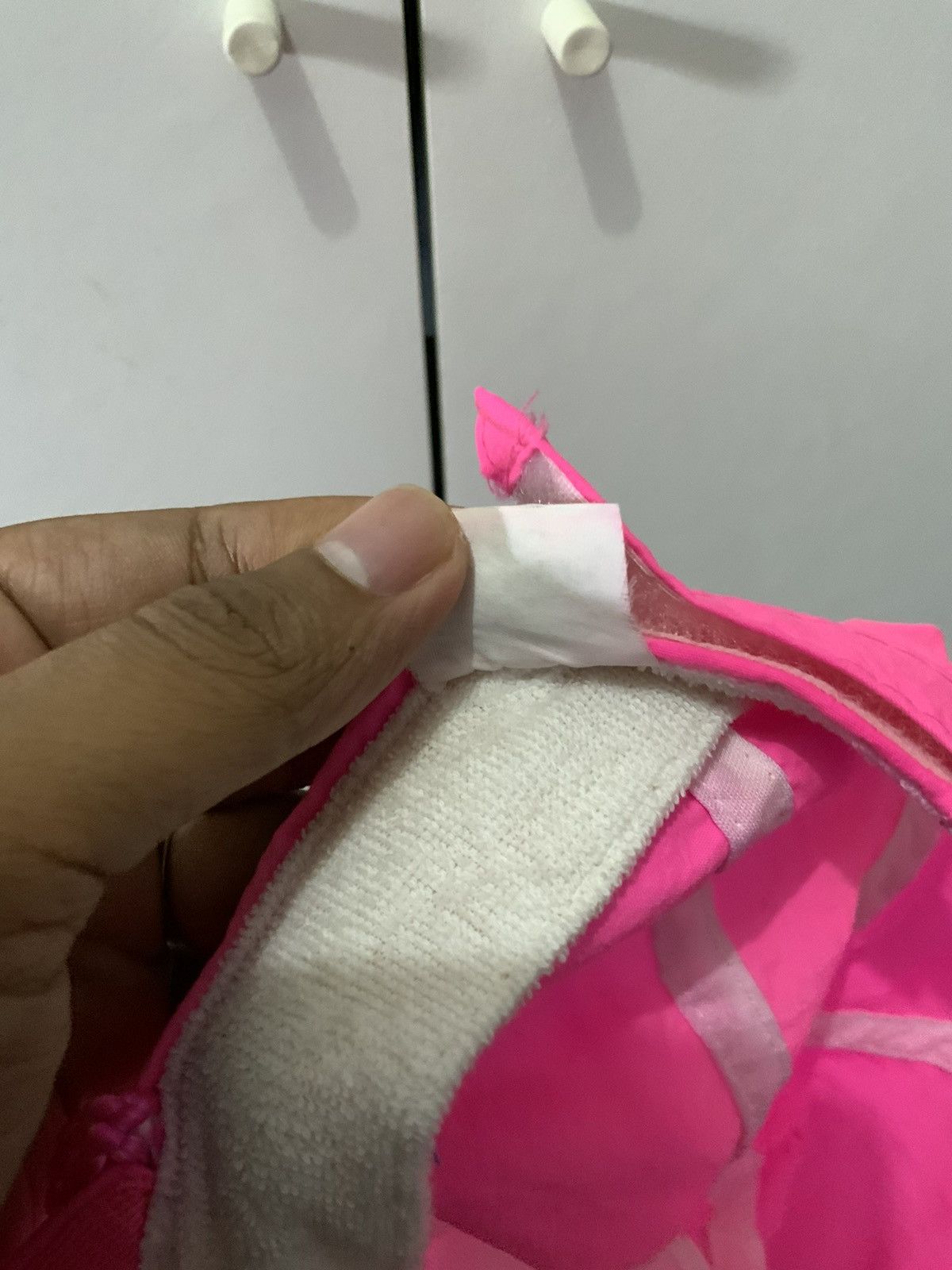 Japanese Brand Vintage KIKK Nadio Nylon Pink Hat Size ONE SIZE - 13 Thumbnail
