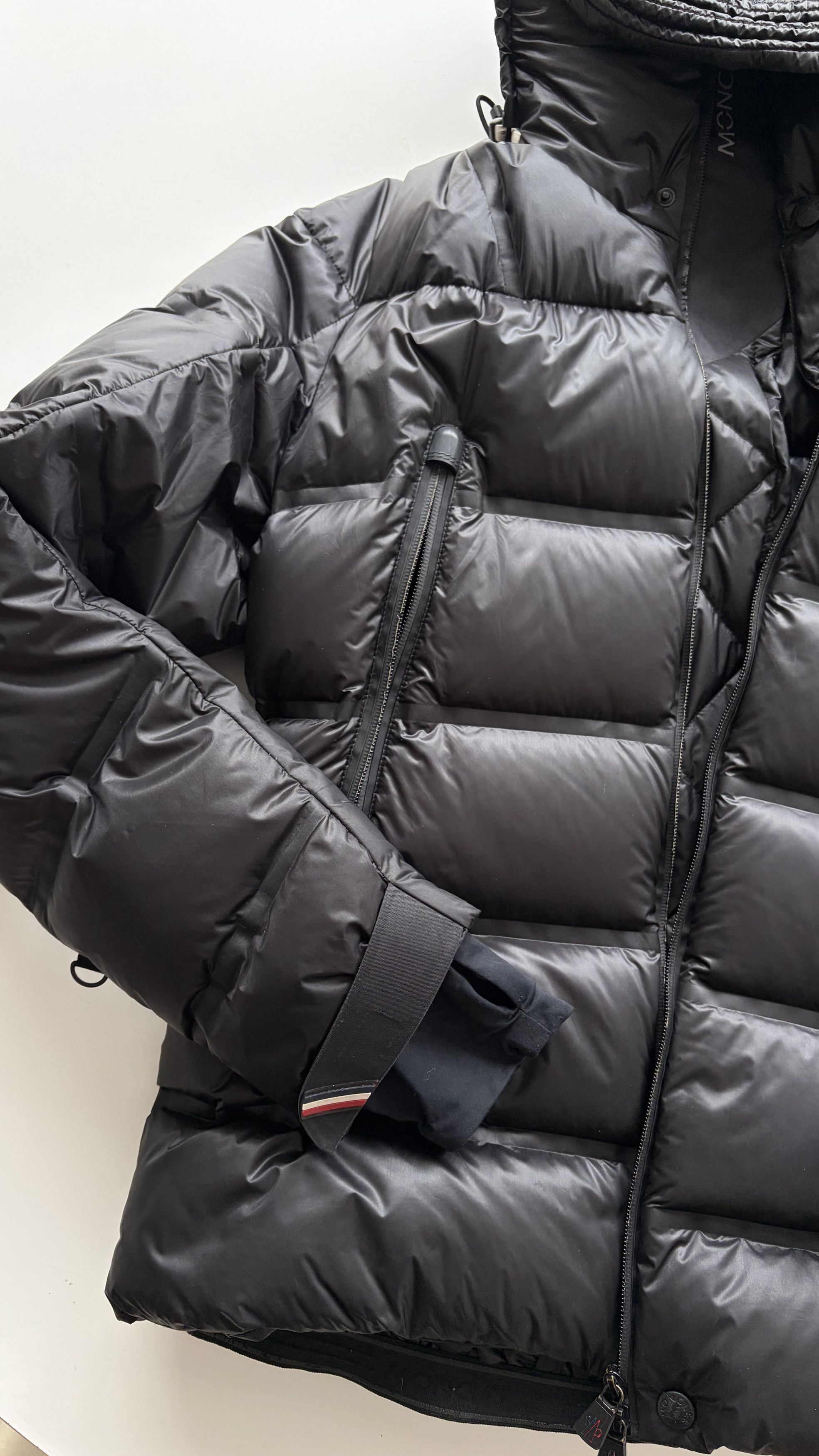 Moncler Grenoble Black Camurac Short Down Jacket