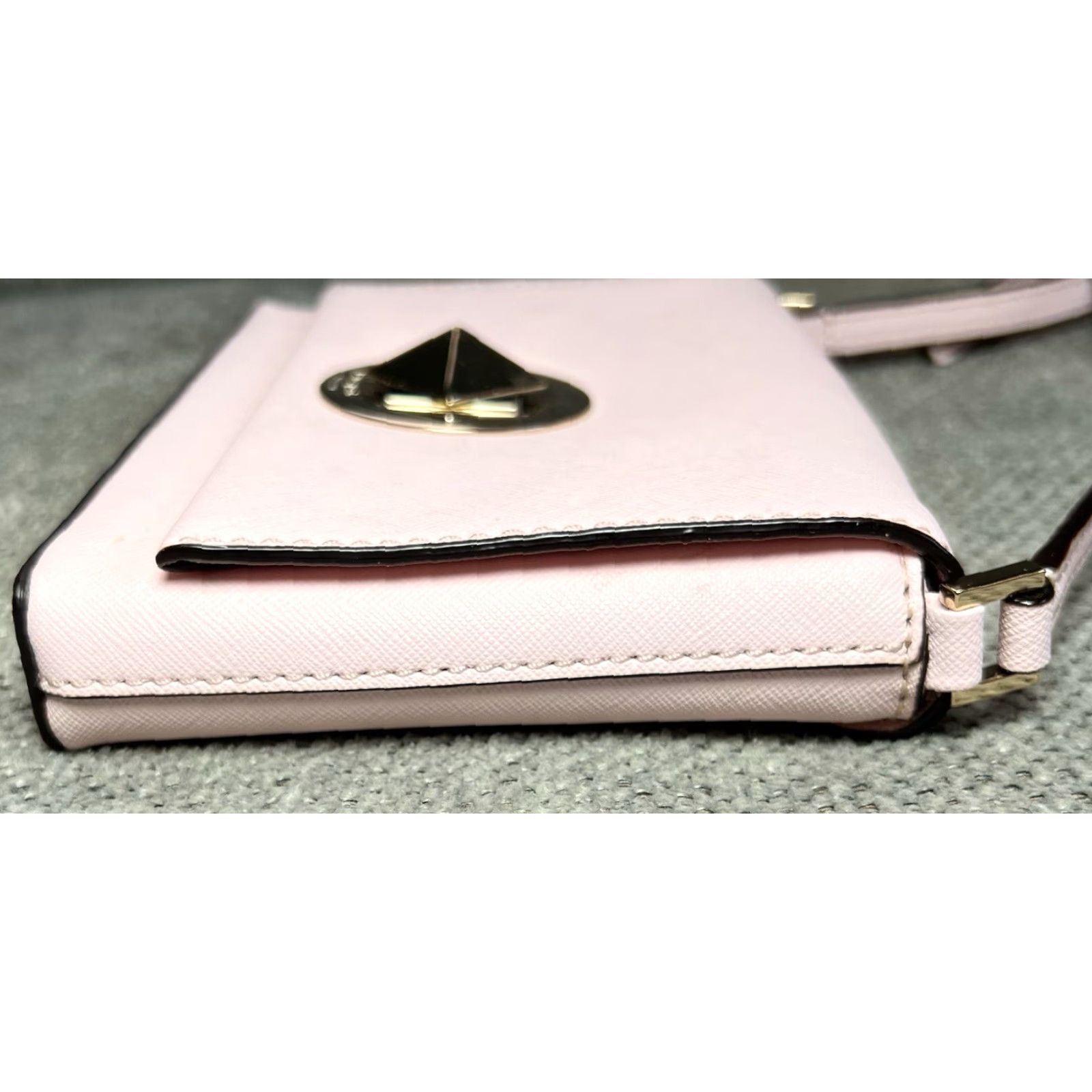 Vintage kate spade new york Crossbody Bag Sally Newbury Lane Saffiano Leather Turnlock Pink Small Women's Size ONE SIZE - 4 Thumbnail