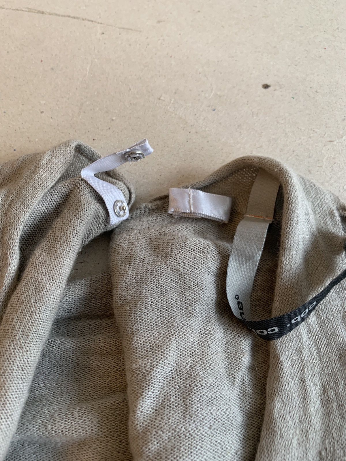 Cop Copine × Designer Cop Copine | Open-Back Blouse in Cool Grey Size M / US 6-8 / IT 42-44 - 8 Thumbnail
