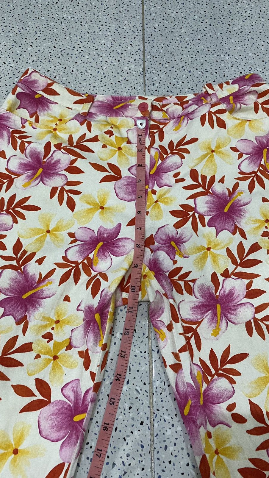 Japanese Brand × Vintage Vintage Elle Sport Flower Pattern Pants Size 30" / US 8 / IT 44 - 11 Thumbnail