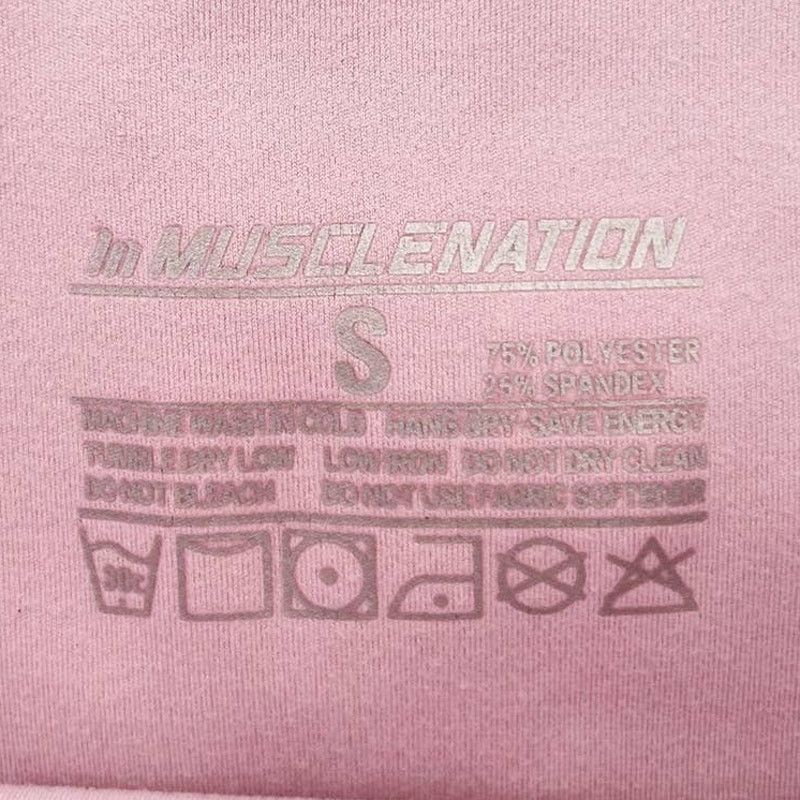 Other Muscle Nation Light Pink Leggings Sz S Size 27" / US 4 / IT 40 - 2 Thumbnail