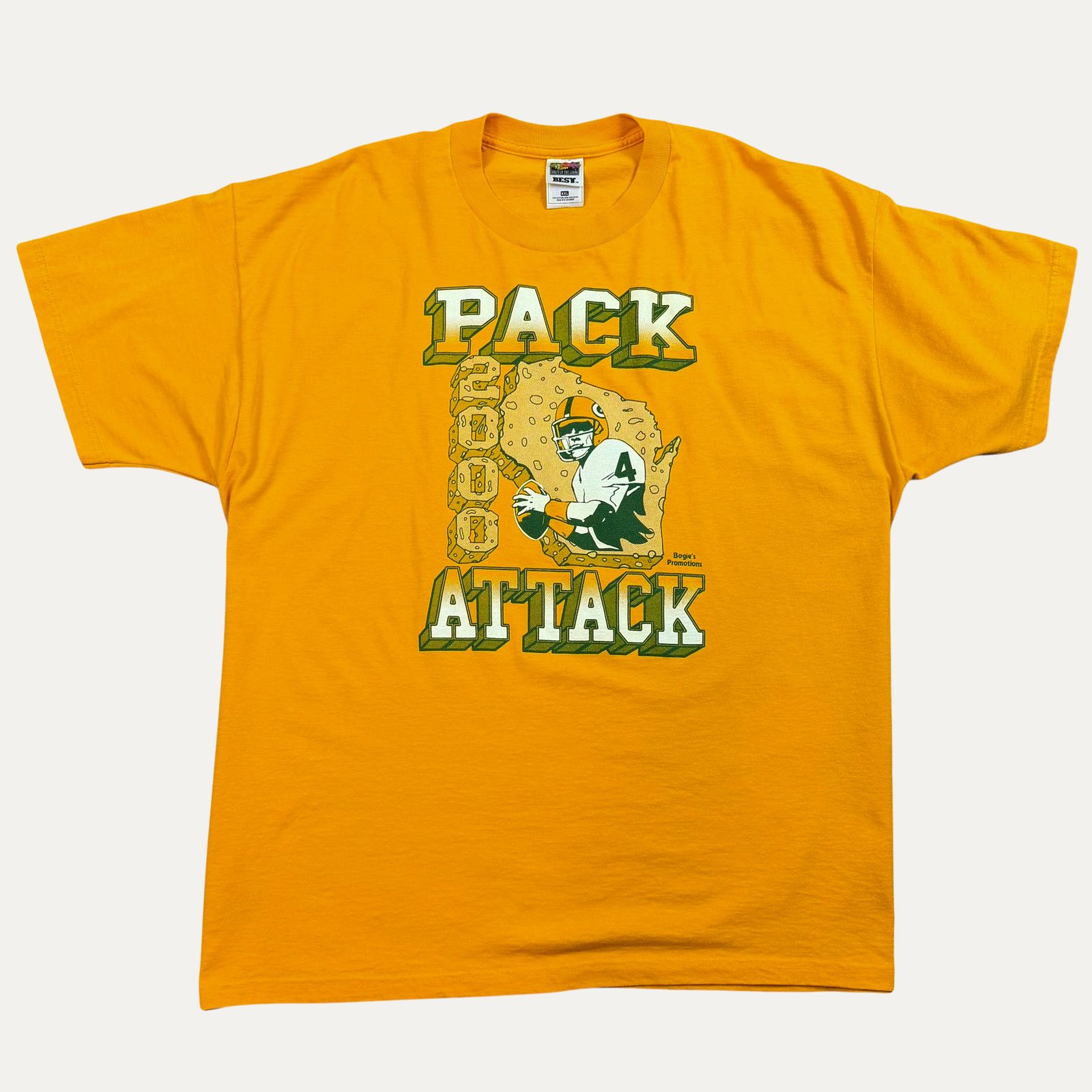 NFL Vintage 2000 Packers Pack Attack T-Shirt Size US XXL / EU 58 / 5 - 1 Thumbnail