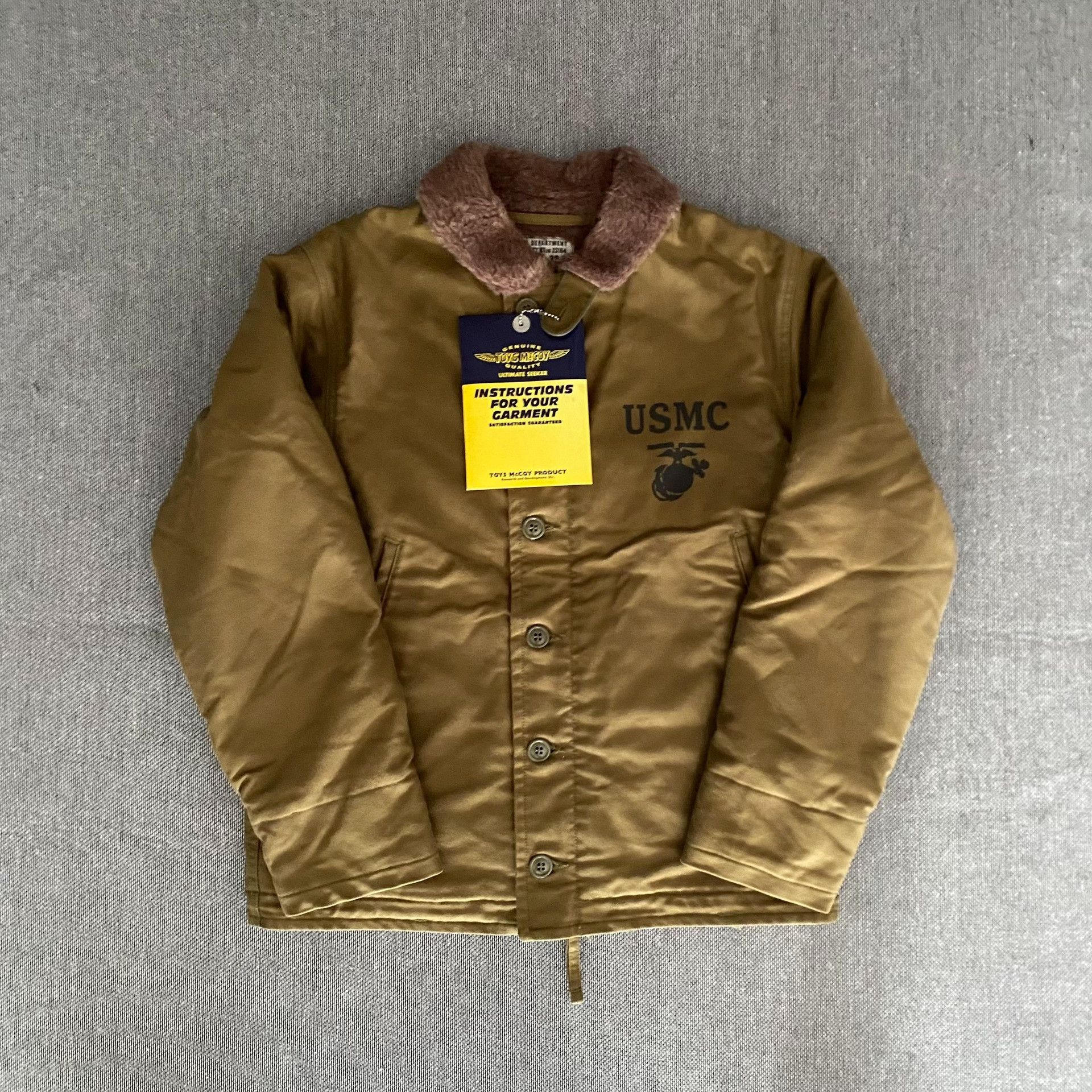 TOYS McCOY Toys Mccoy N1 Canvas Alpaca Wool Jacket Size US M / EU 48-50 / 2 - 1 Thumbnail
