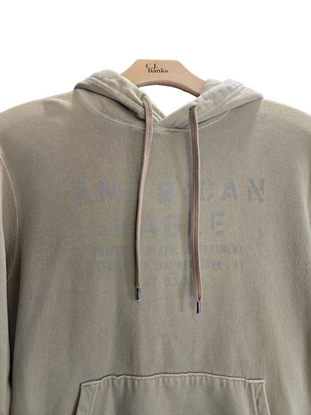 American Eagle Outfitters Women's/ Men's American Eagle Beige Hoodie Size L Size US L / EU 52-54 / 3 - 4 Thumbnail