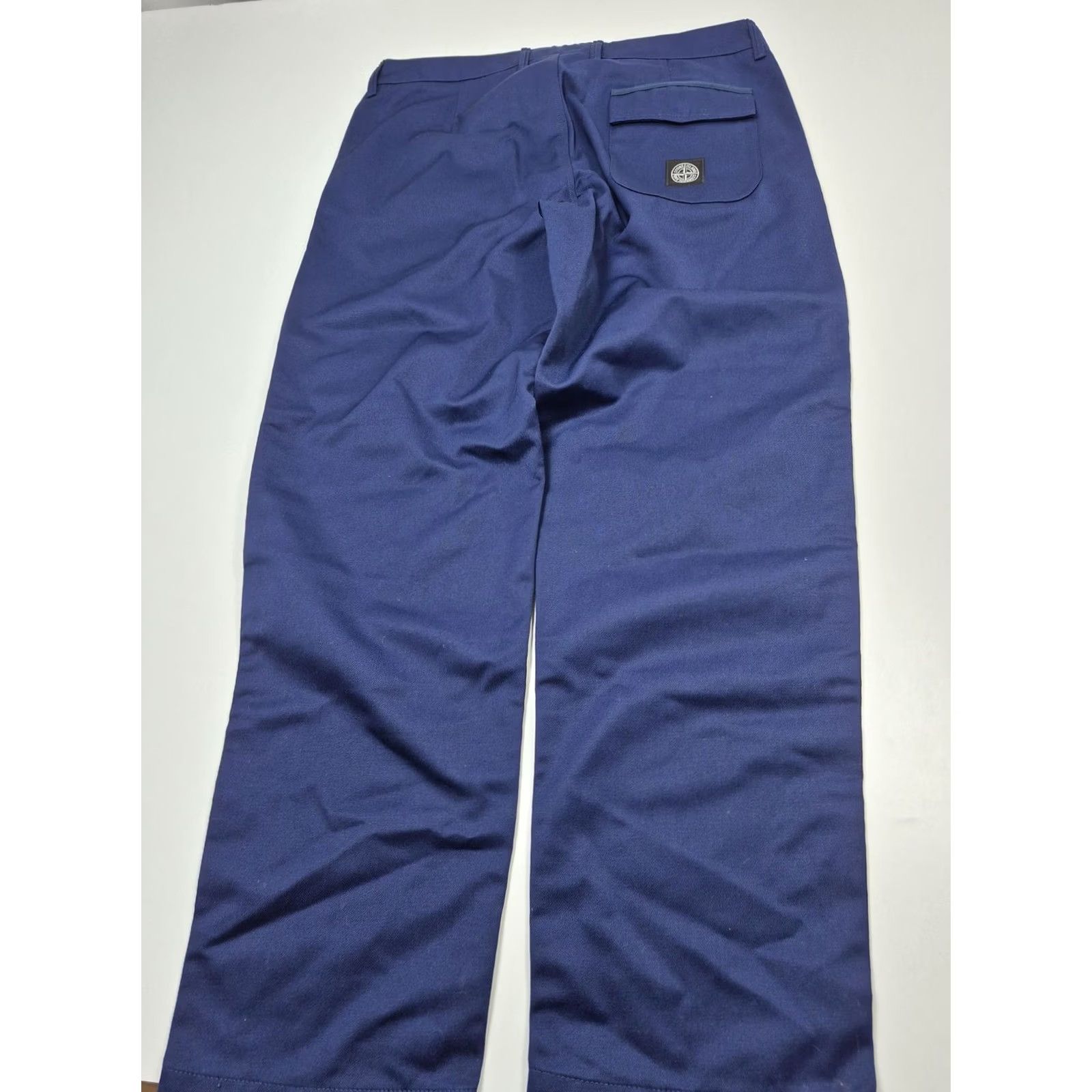 Stone Island Stone Island Chino Pants Mens 34x31 Blue Canvas Logo Italy NWT Straight Pockets Casual Slim Front Zip Flat Front Tailored Regular Fit Clothing Size US 34 / EU 50 - 7 Thumbnail