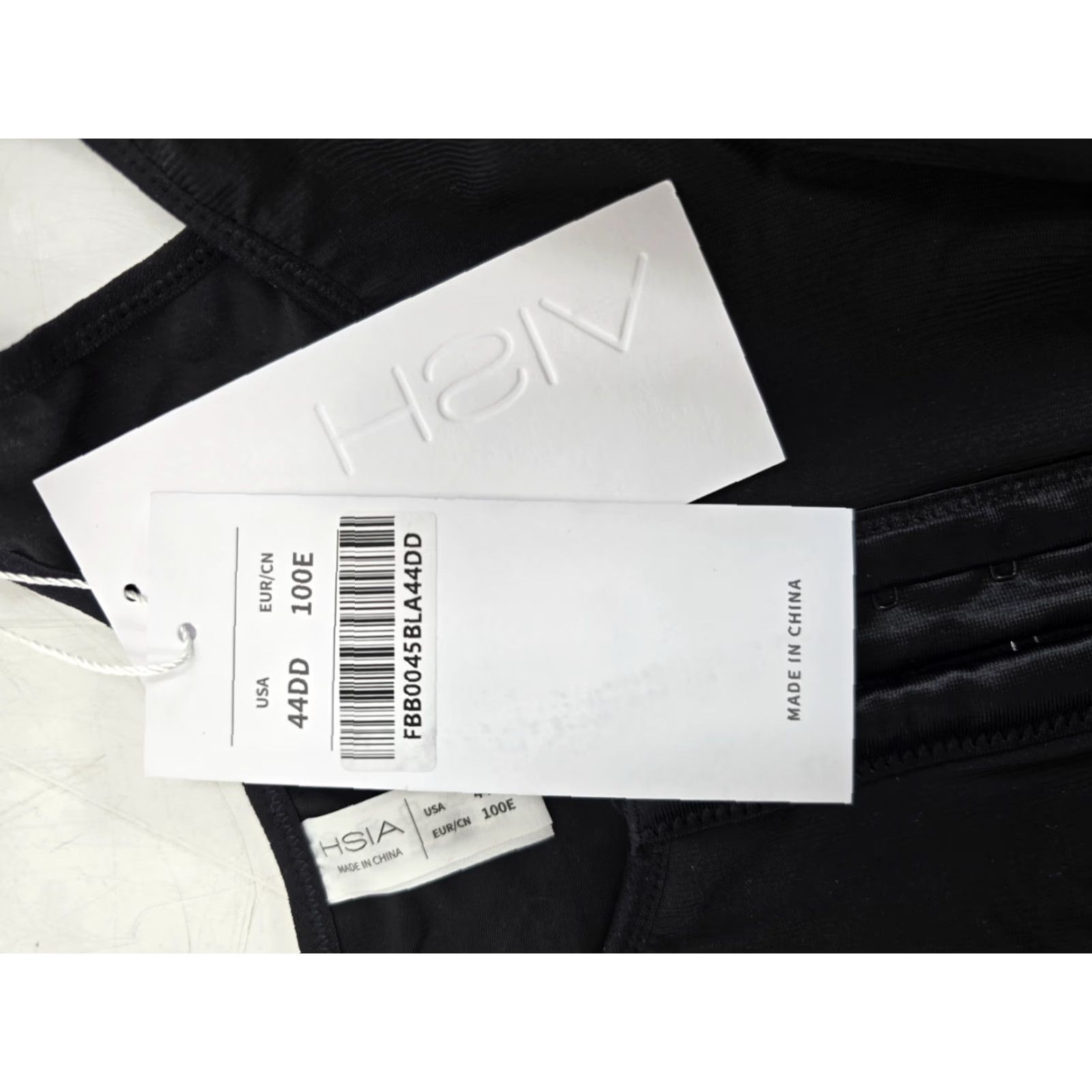 Vintage HSIA Posture Bra - Wireless Front Closure - Black - Size 44DD - NWT Size ONE SIZE - 5 Thumbnail