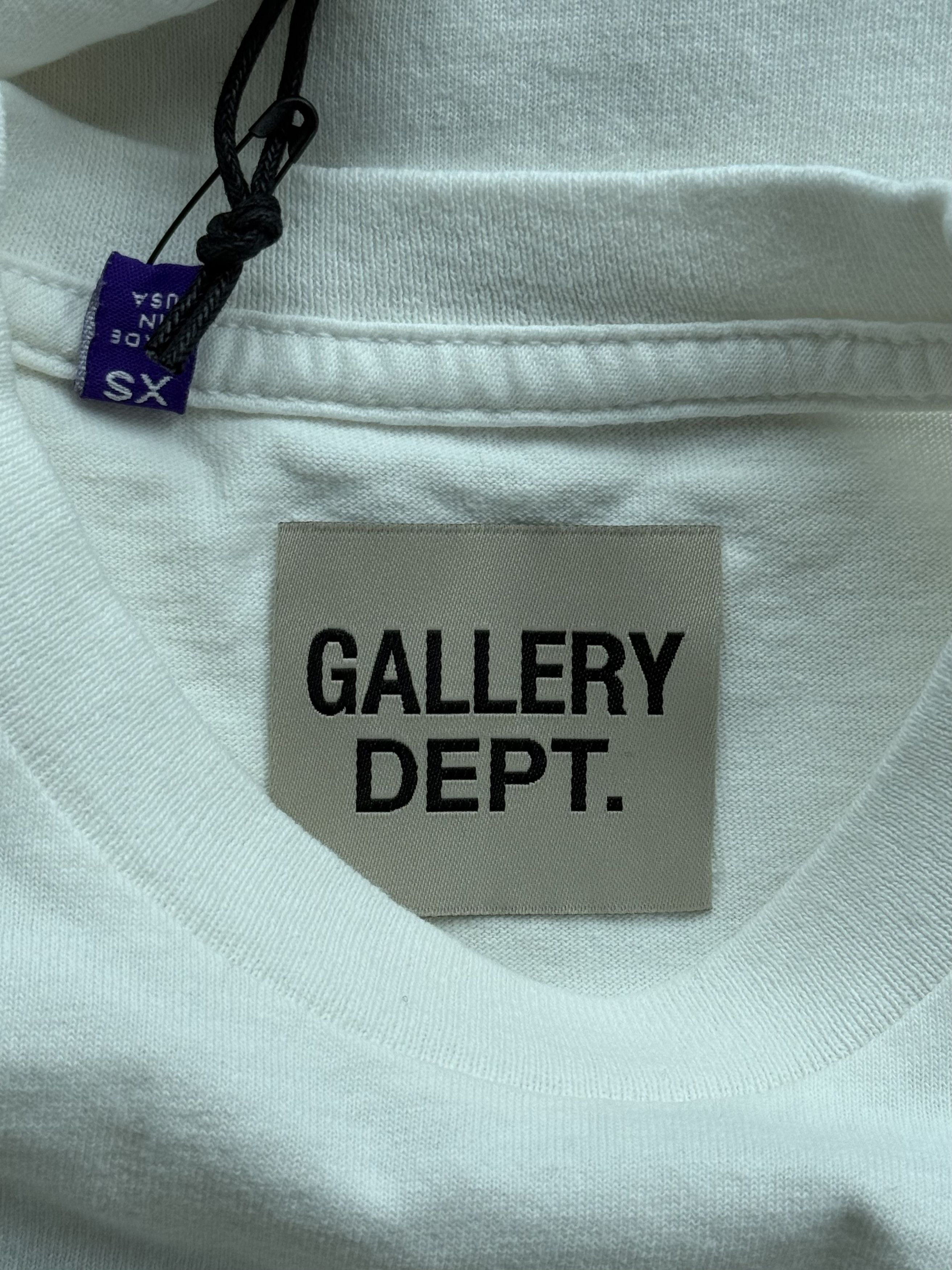 Gallery Dept. Gallery Dept White Gradient Vitamin D Glitter Logo T-Shirt Size US XS / EU 42 / 0 - 3 Thumbnail