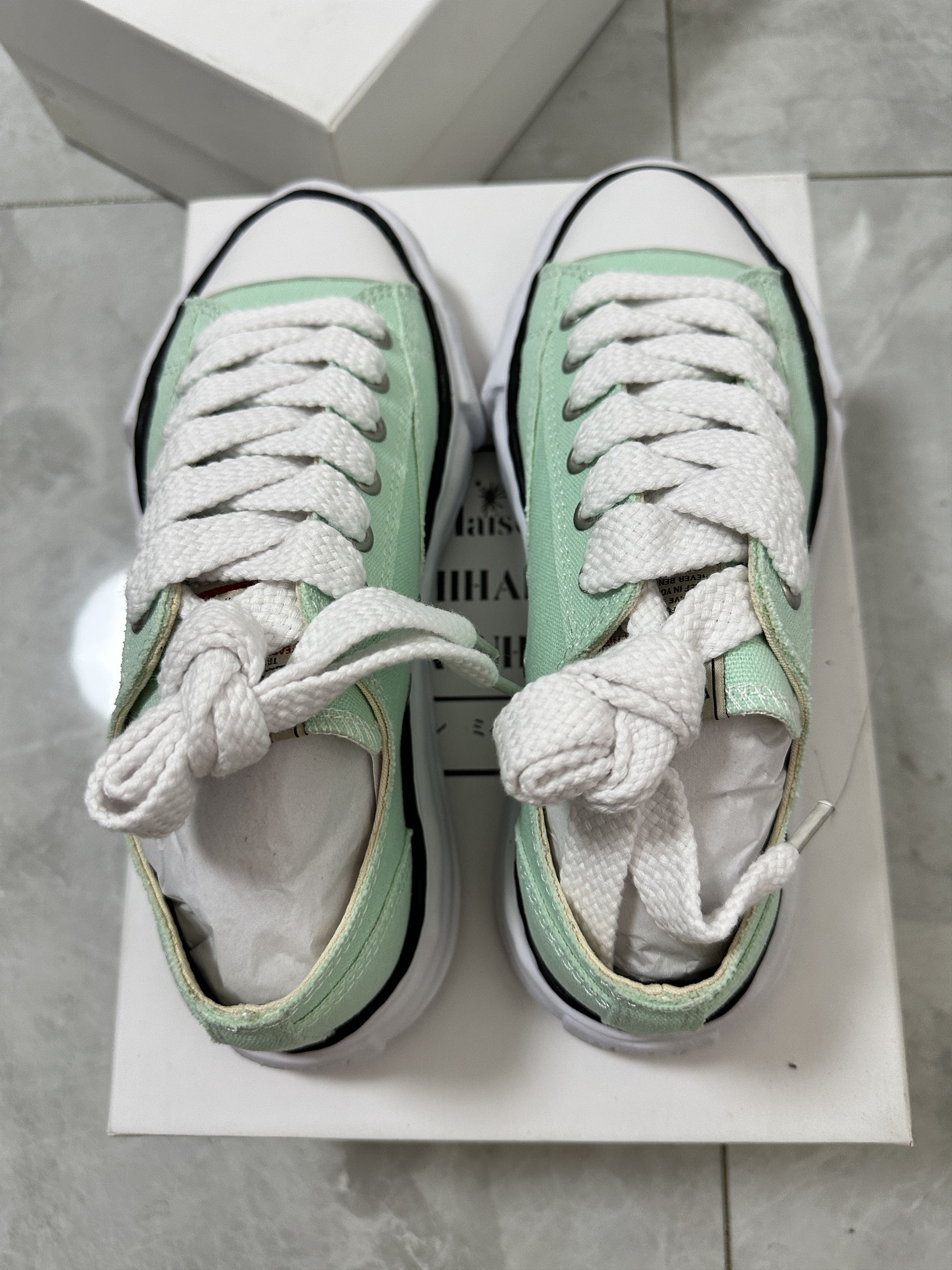 Maison MIHARA YASUHIRO Maison MIHARA YASUHIRO Low-top Sneakers in Light Blue Size US 8 / EU 41 - 1 Thumbnail