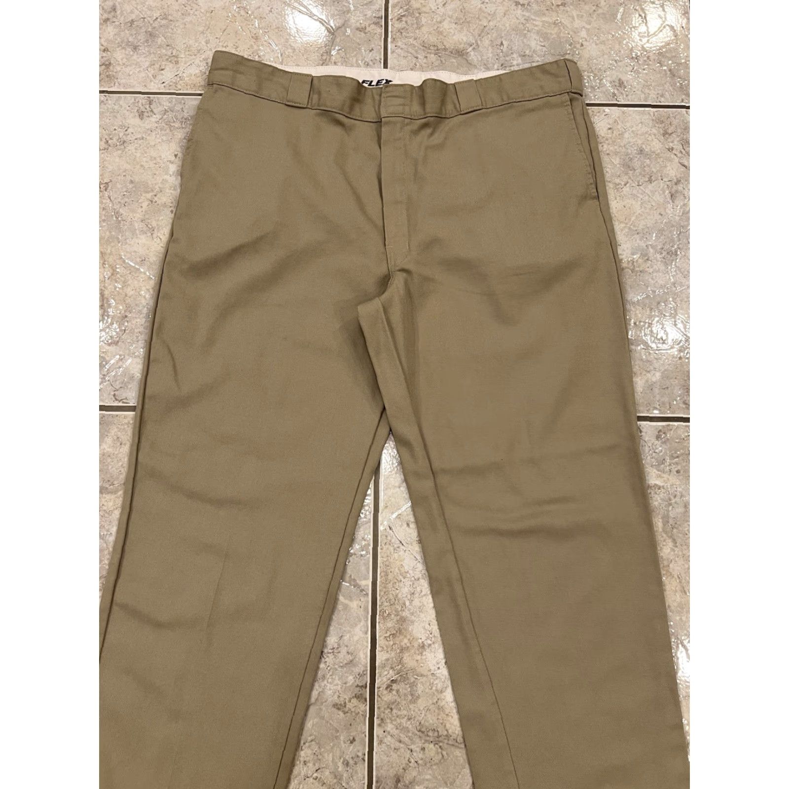 Dickies VINTAGE Dickies 874 Khaki Original Fit Twill Work Pants Mens 42X32 Straight Size US 42 / EU 58 - 7 Thumbnail