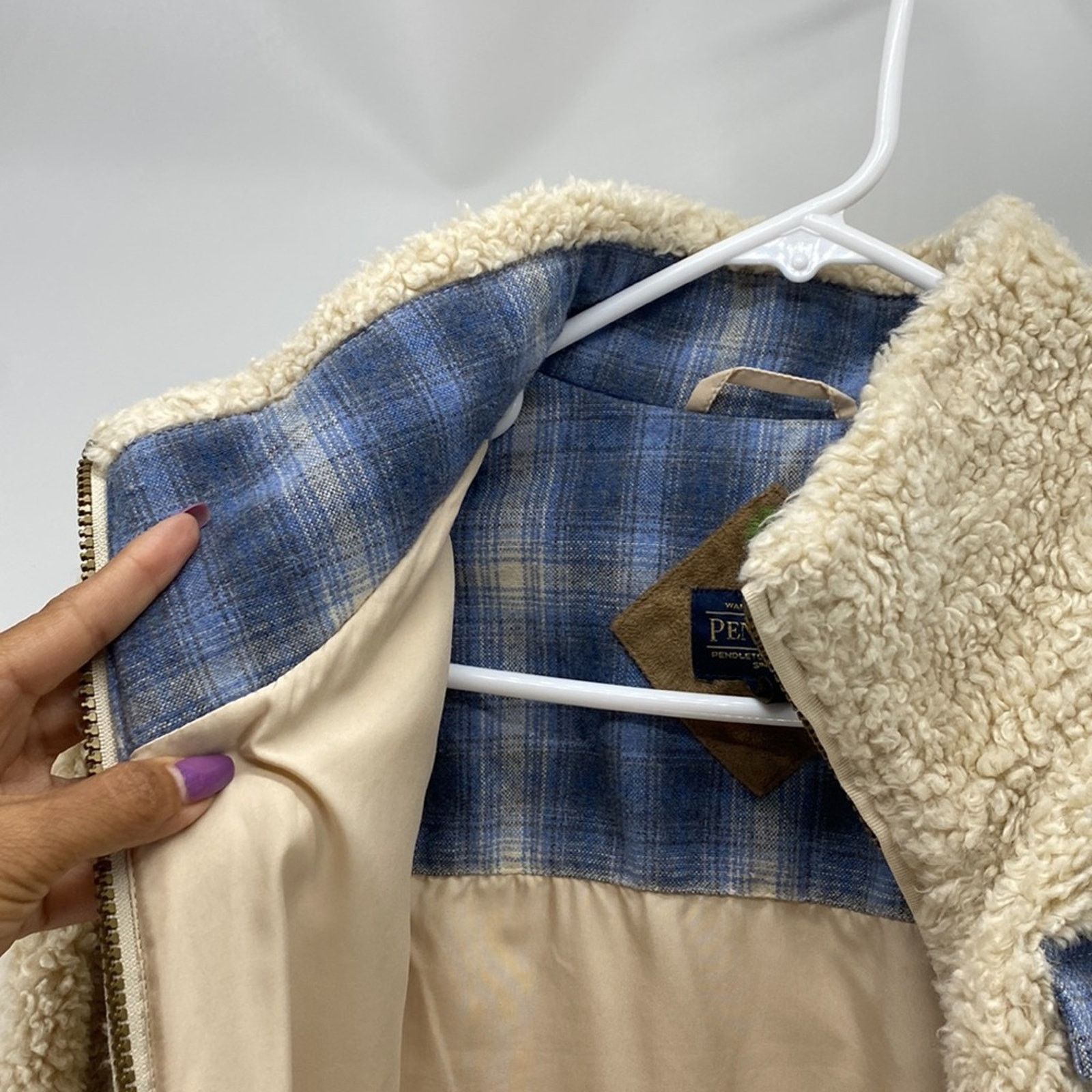 Pendleton Pendleton Ivory Full Zip Fleece Sherpa Hiking size M Size M / US 6-8 / IT 42-44 - 10 Thumbnail