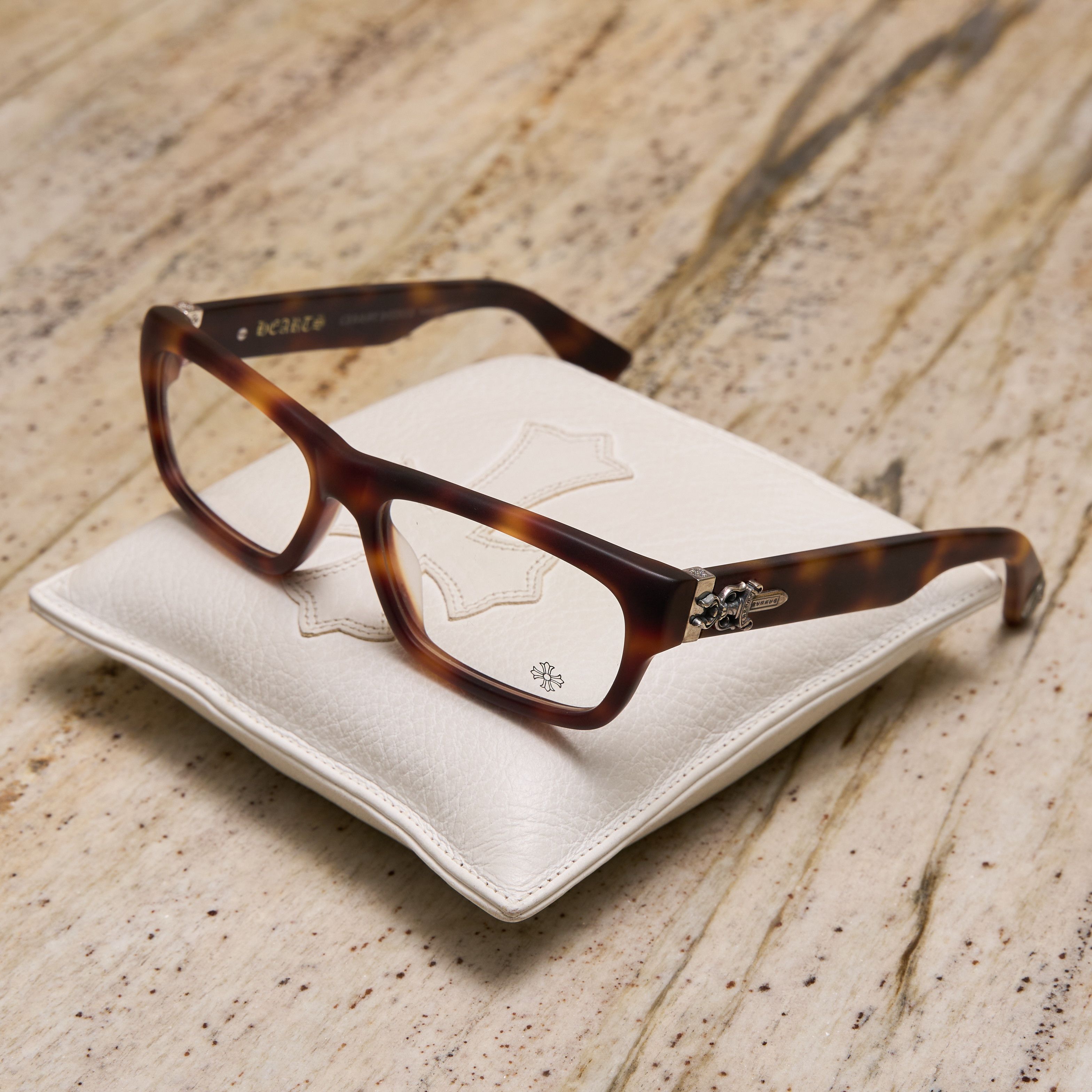CHROME HEARTS INFLATABLE DATE-A MATTE BUTTERSCOTCH TORTOISE
