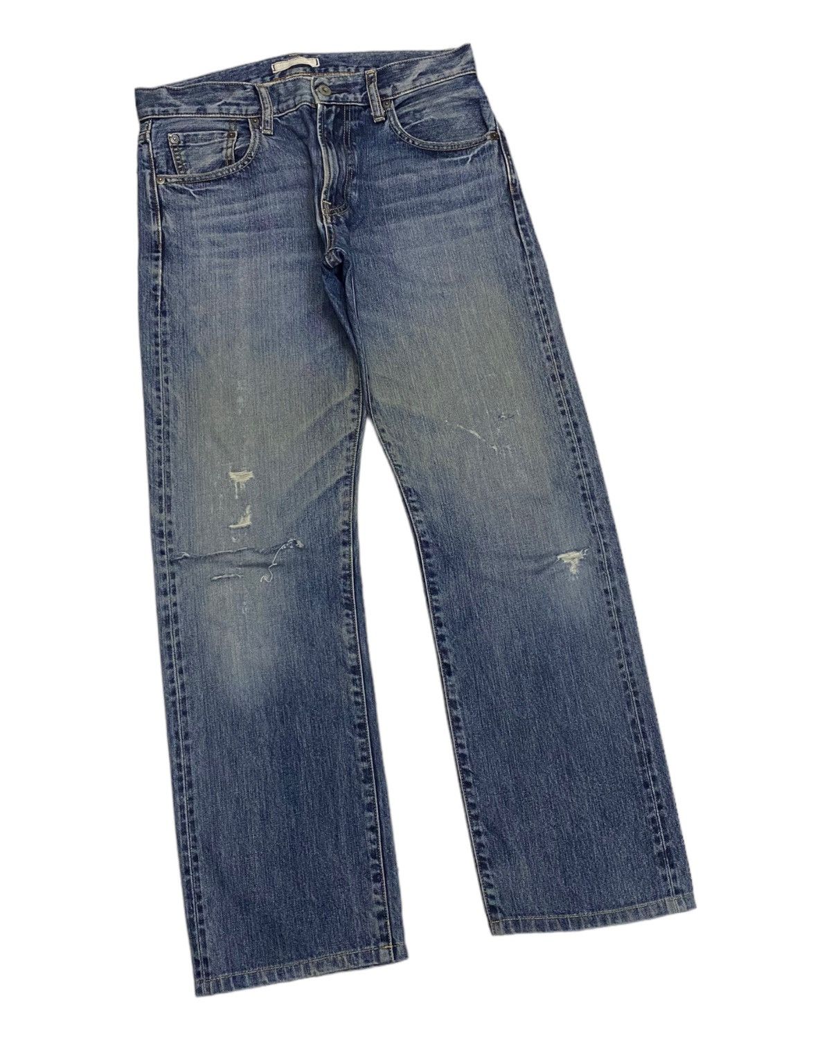Japanese Brand VINTAGE UNIQLO JAPAN SELVEDGE DISTRESSED DENIM PANTS Size US 32 / EU 48 - 8 Thumbnail