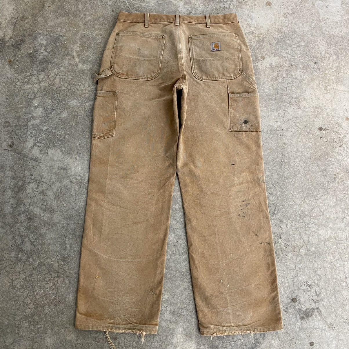 Carhartt Vintage Carhartt Double Knee Faded Tan Carpenter Pants Size US 34 / EU 50 - 11 Thumbnail