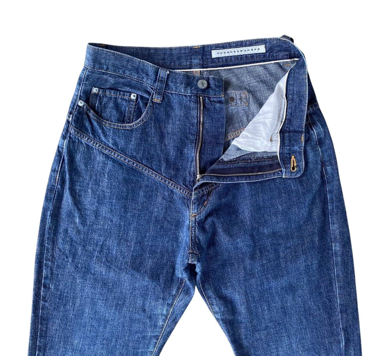 Issey Miyake SUNAOKUWAHARA JAPAN SHORT ANKLE CUT DENIM Size US 30 / EU 46 - 3 Thumbnail