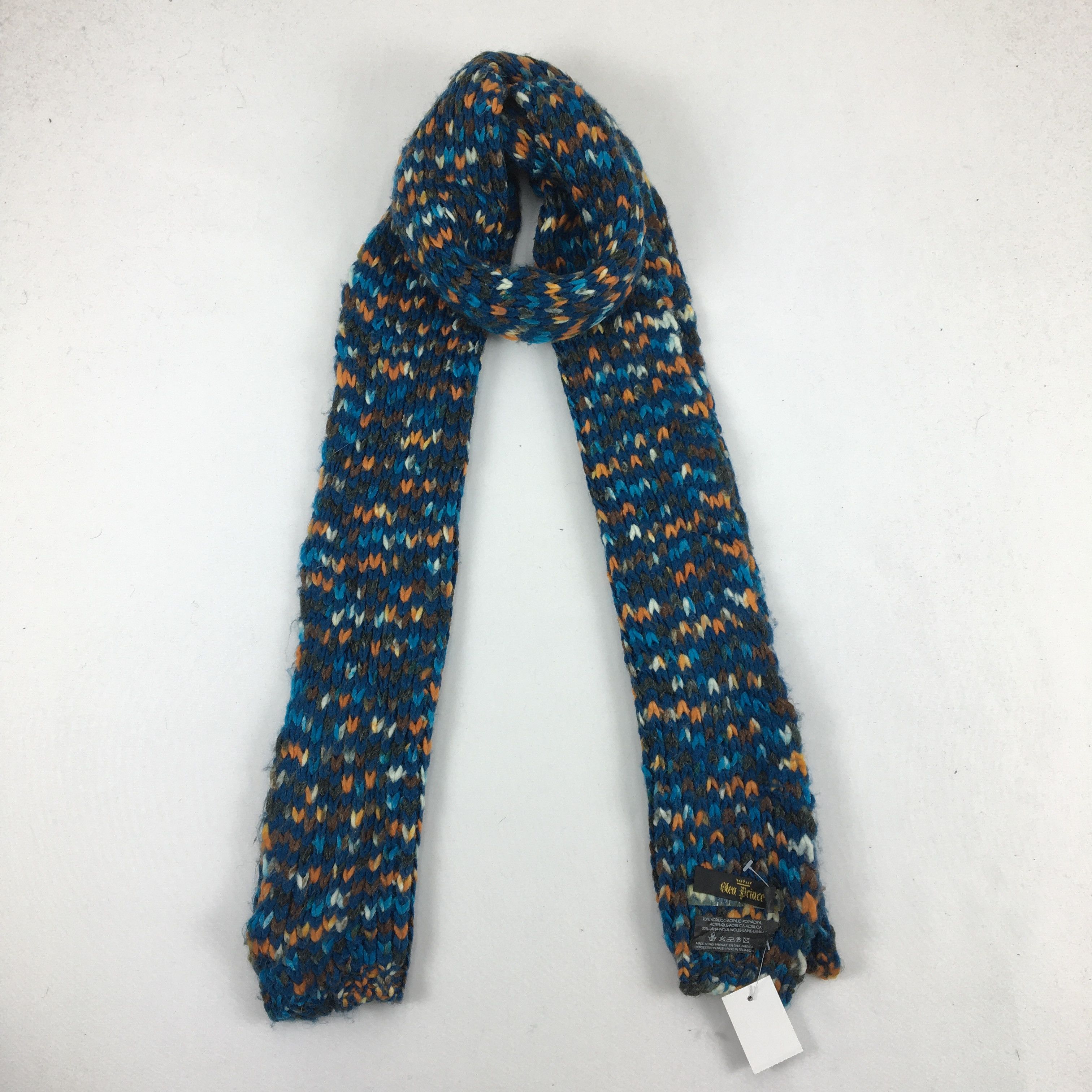 Vintage Vintage Glen Prince Scarf Muffler Crochet Wool Scarves Size ONE SIZE - 1 Thumbnail