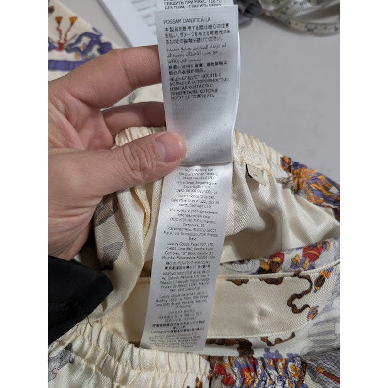 Gucci o1rshd1 Roi Soleil Short On TW Prt in Ivory/Red/Mc Size US 32 / EU 48 - 18 Thumbnail