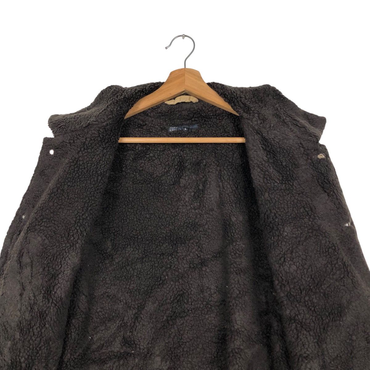 Japanese Brand 📌Vintage Biker Jacket Flat Linner Sherpa Blanket Size US L / EU 52-54 / 3 - 15 Thumbnail