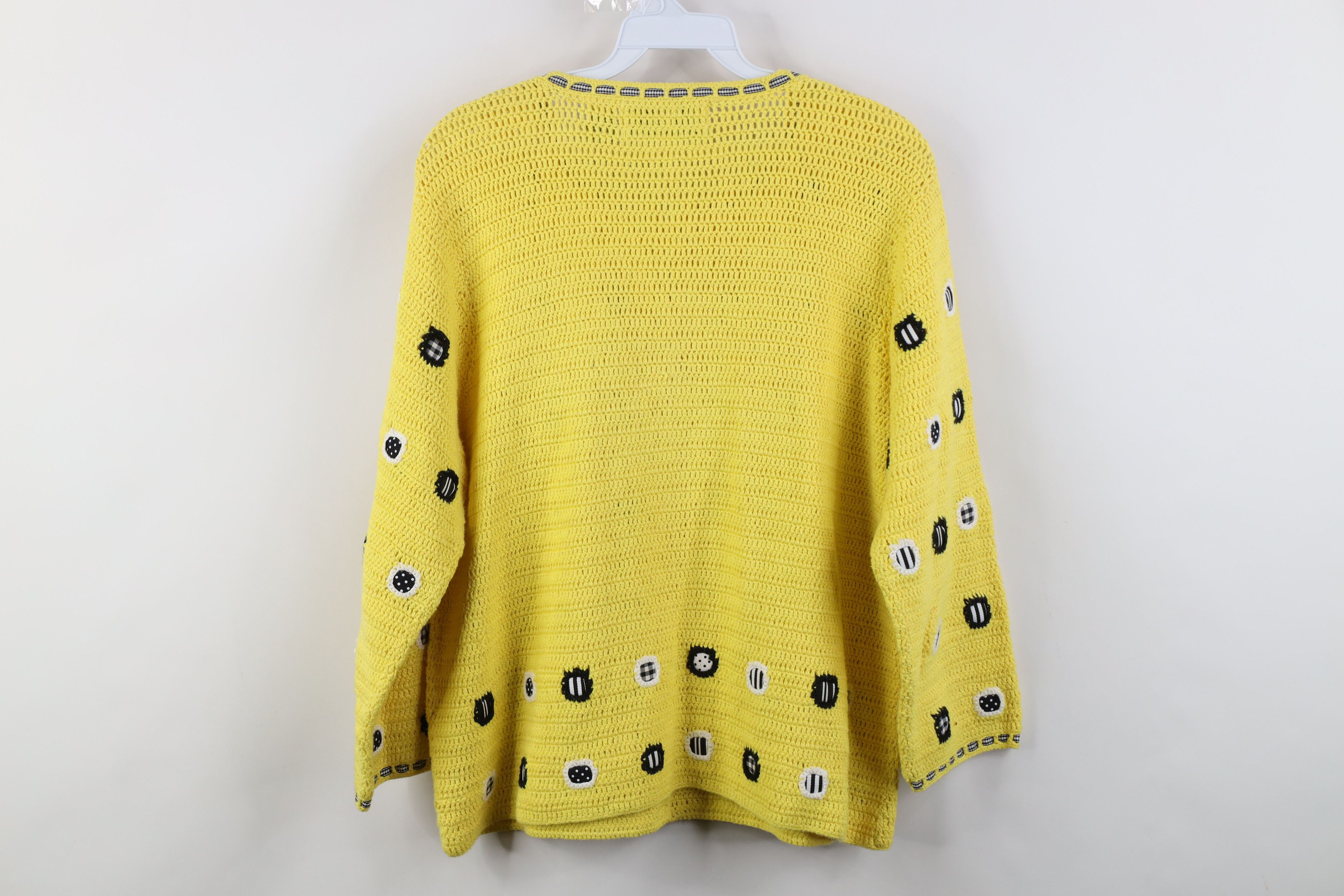 Vintage Vintage Design Options Philip Jane Gordon Cardigan Sweater Size M / US 6-8 / IT 42-44 - 9 Thumbnail