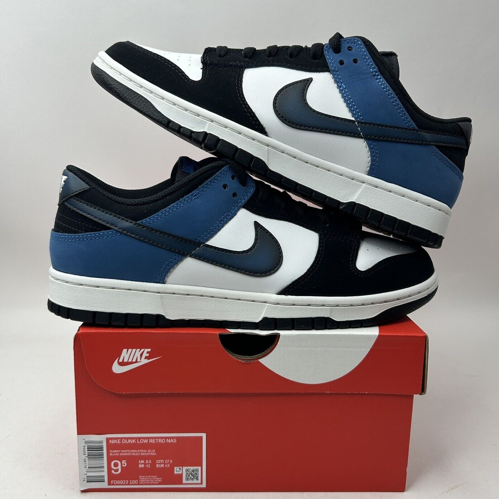 Nike Nike Dunk Low Retro NAS “Industrial Blue” 2023 Size US 9.5 / EU 42-43 - 1 Thumbnail