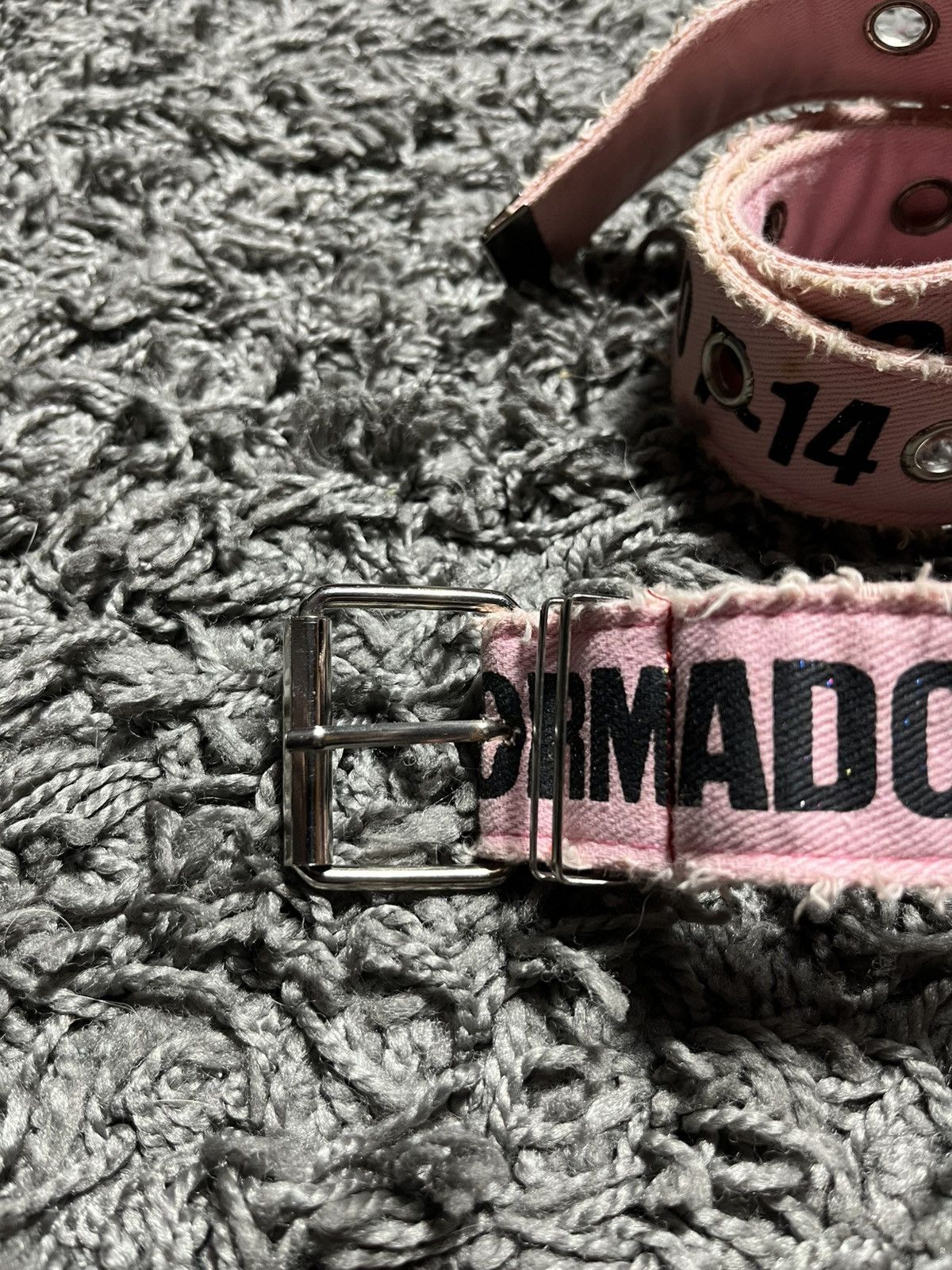 Vintage VINTAGE TORNADO F-14 PUNK EMO ROCK MILITARY COTTON BELT Size ONE SIZE - 3 Thumbnail