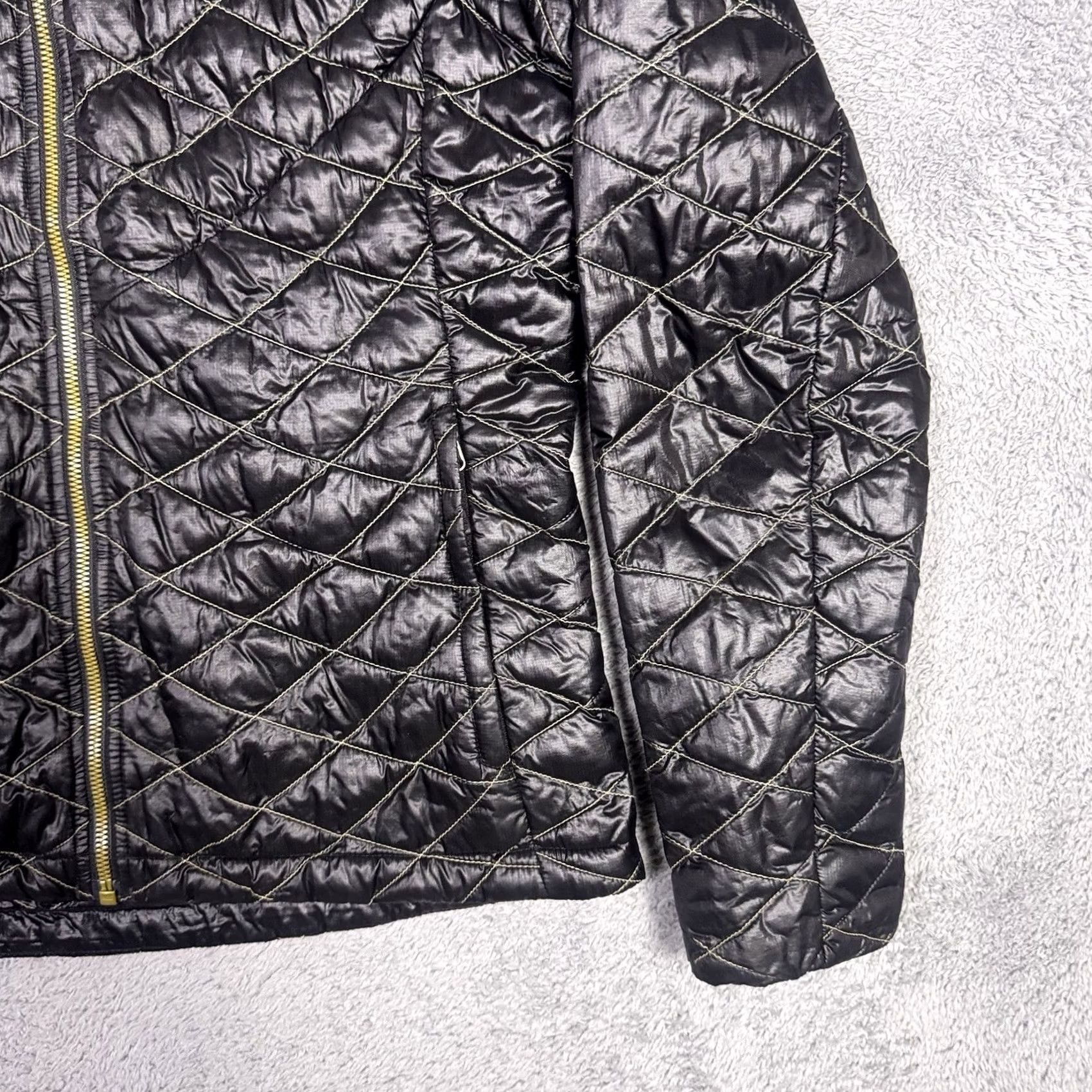 The North Face The North Face Thermoball Jacket Womens M Quilted Puffer Full Zip Gold C775 Size M / US 6-8 / IT 42-44 - 3 Thumbnail