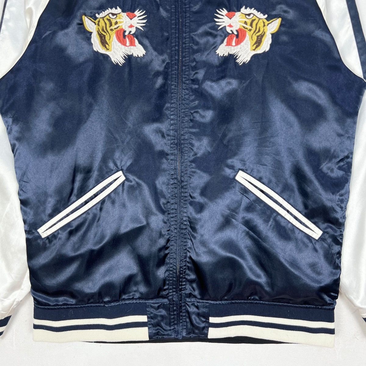 Japanese Brand Back Number Reversible Sukajan Souvenir Jacket Size US XL / EU 56 / 4 - 3 Thumbnail